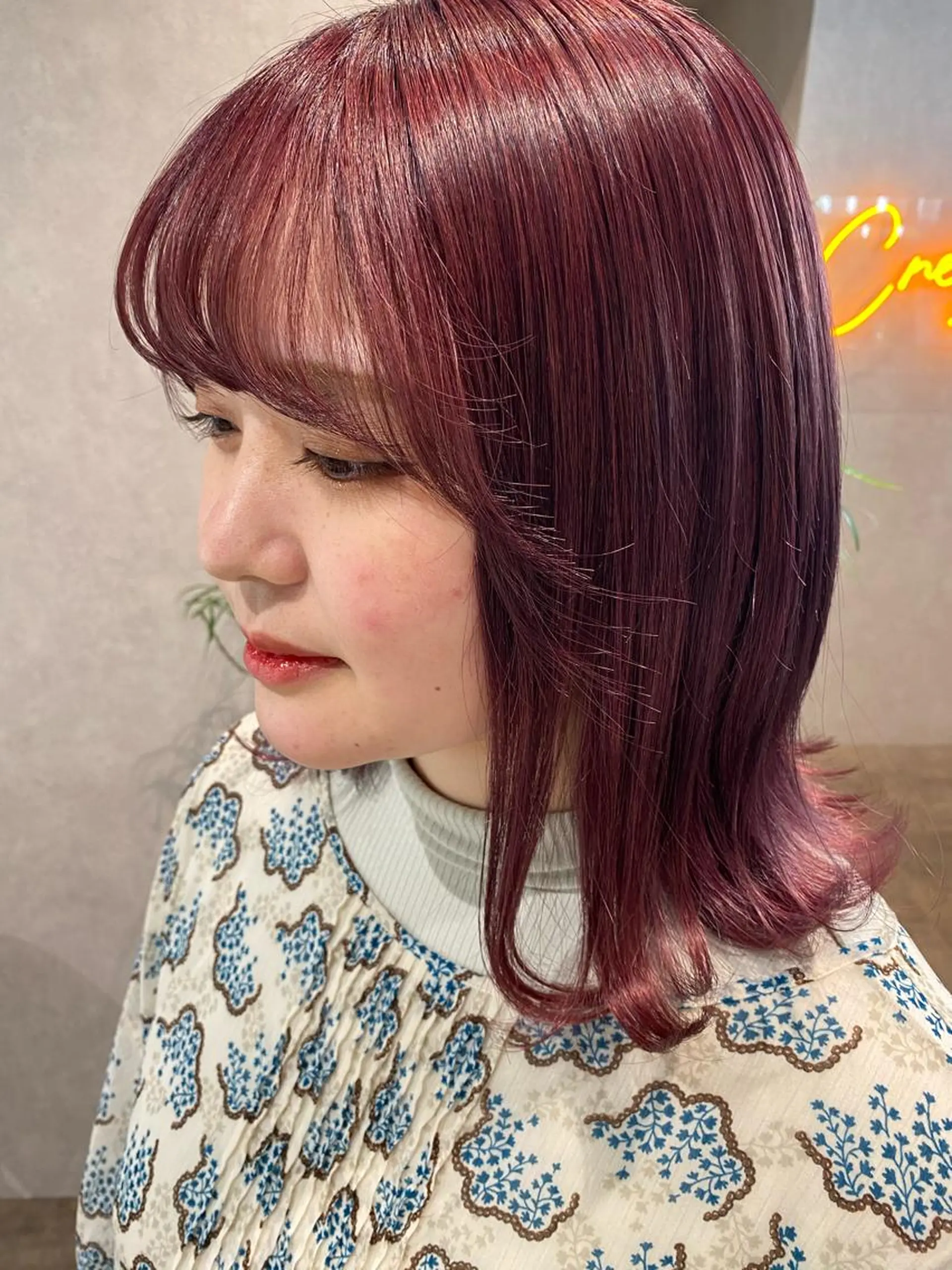 ミディアム カラー ヘアアレンジ XENA表参道 MIKUのヘアスタイル