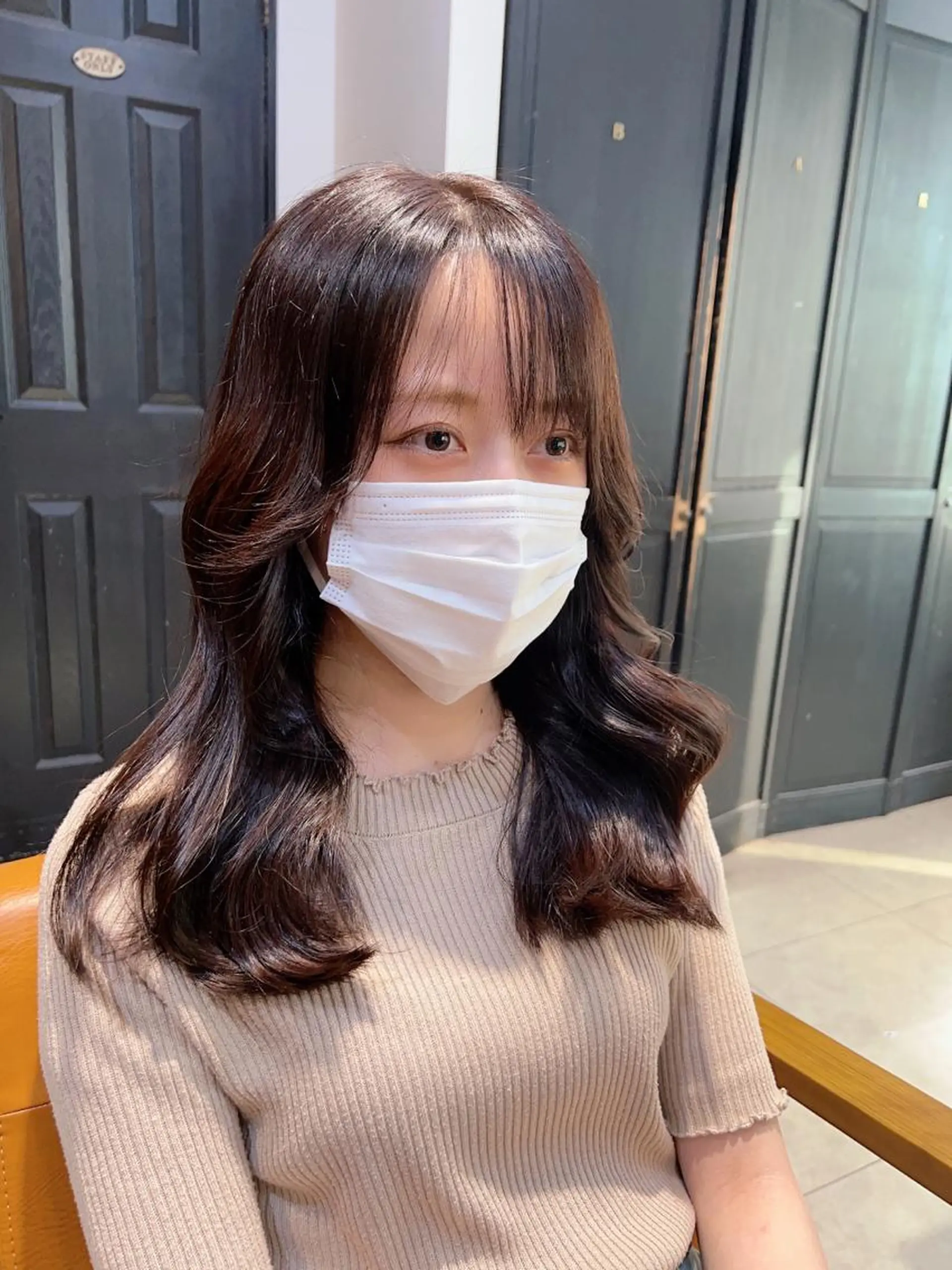 ミディアム カラー ヘアカラー トリートメント 🎨デザイン🥇 美髪・艶髪　日暮千敬のヘアスタイル