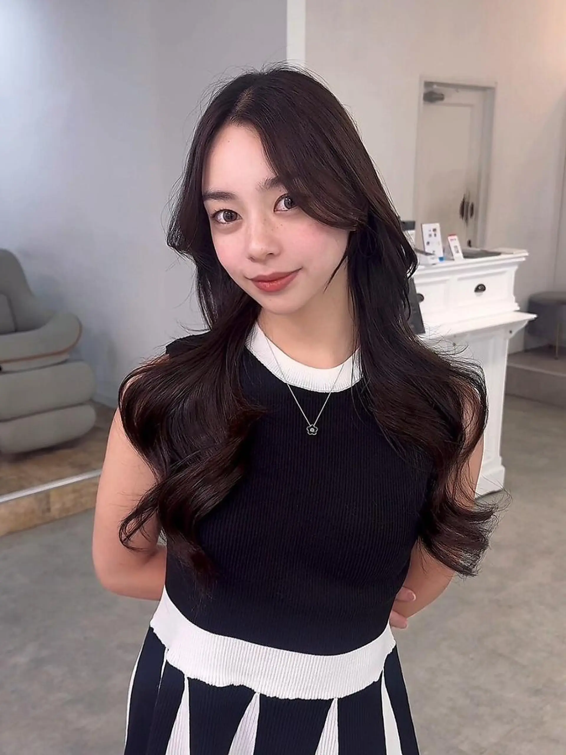 セミロング カラー &.TIGRE smartsaronのヘアスタイル