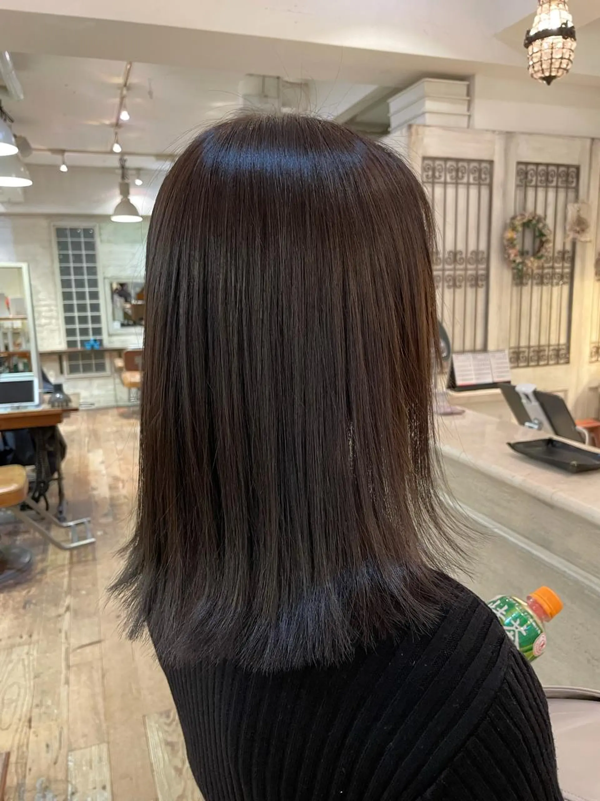 ミディアム nicoTOKYO 原宿所属・センターパート /メンズ/海野颯生のヘアスタイル