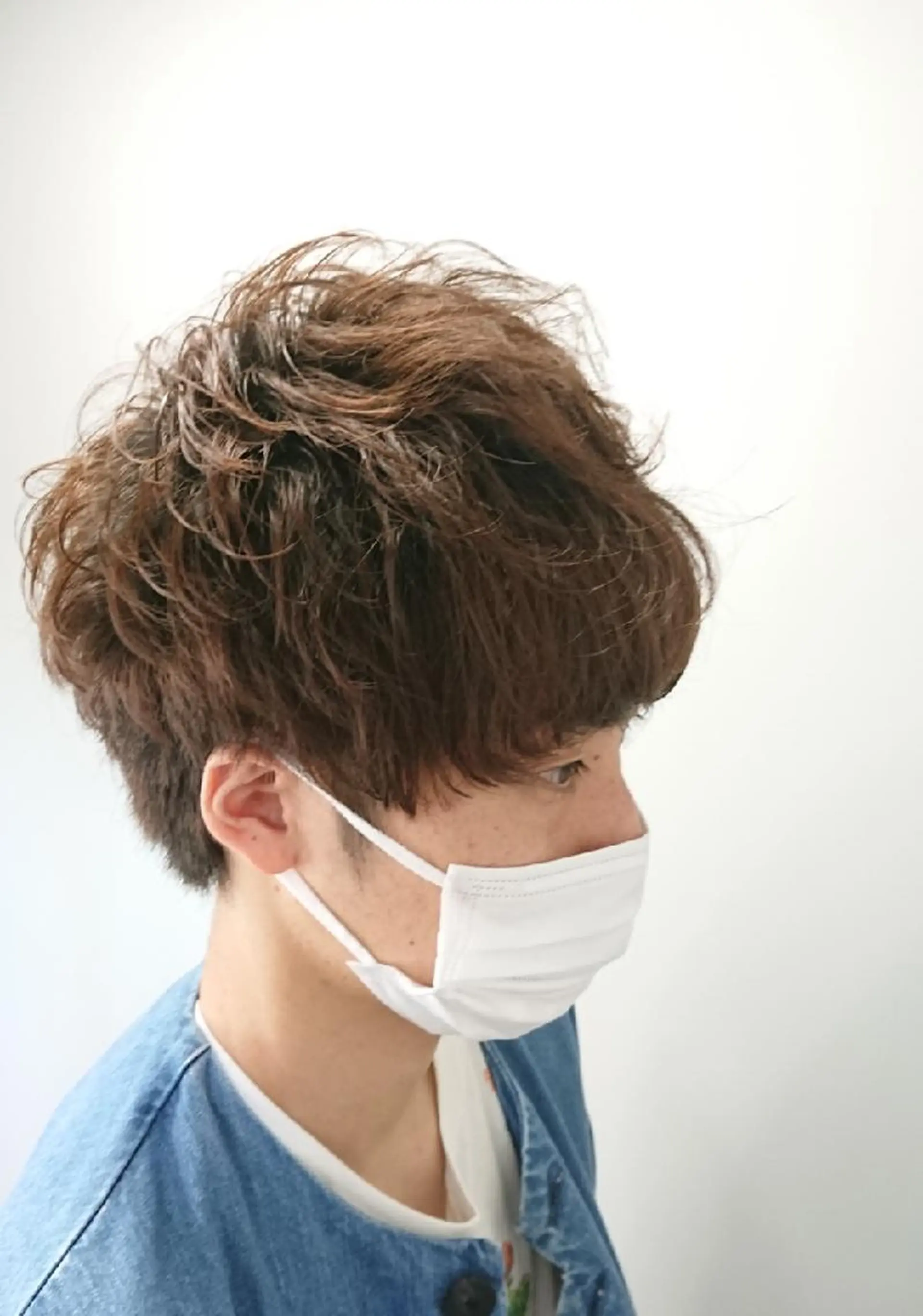 パーマ メンズ メンズパーマ 透明感ハイトーン☆ 今津 佑太のヘアスタイル