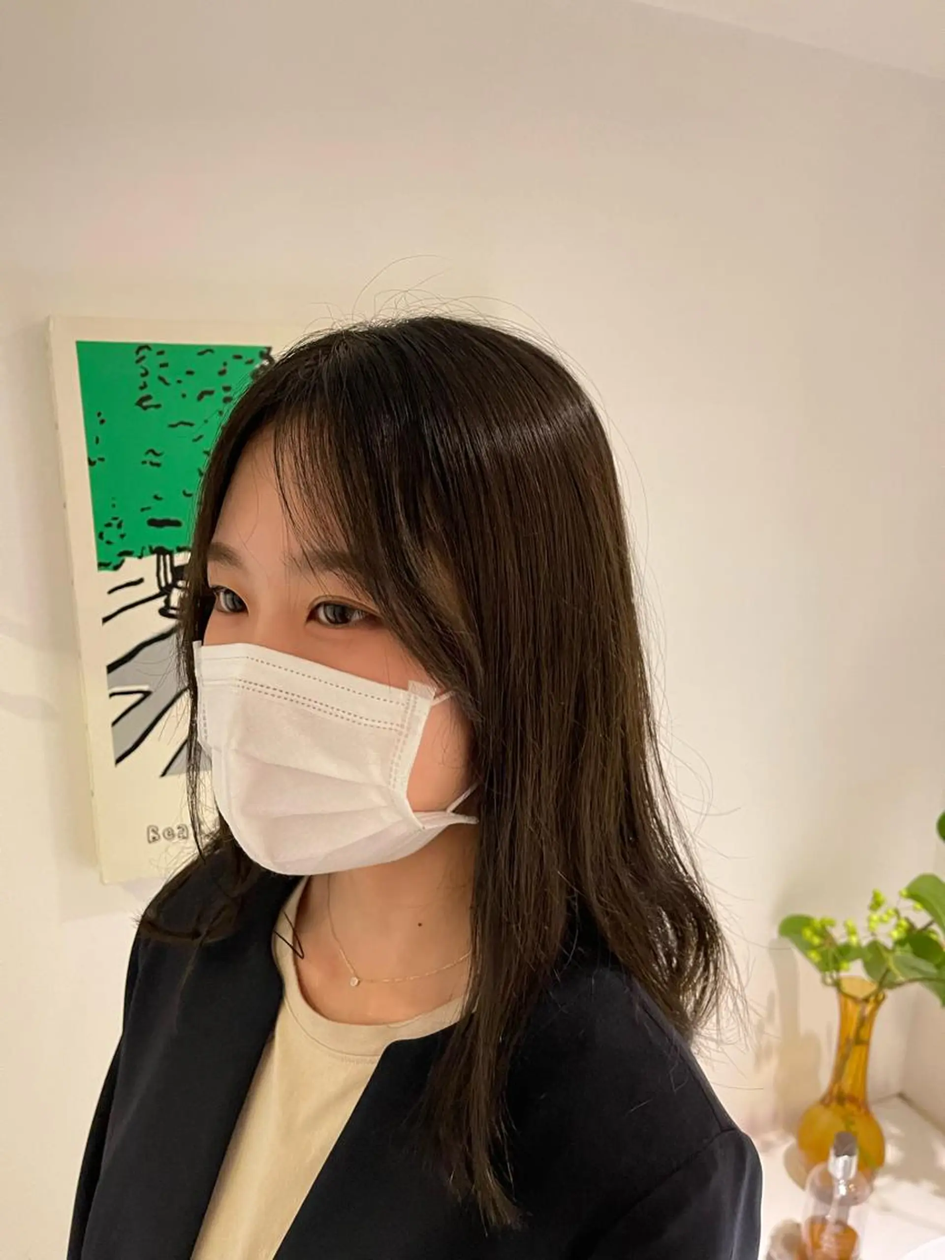 ロング ボブ/レイヤー /河内温太のヘアスタイル