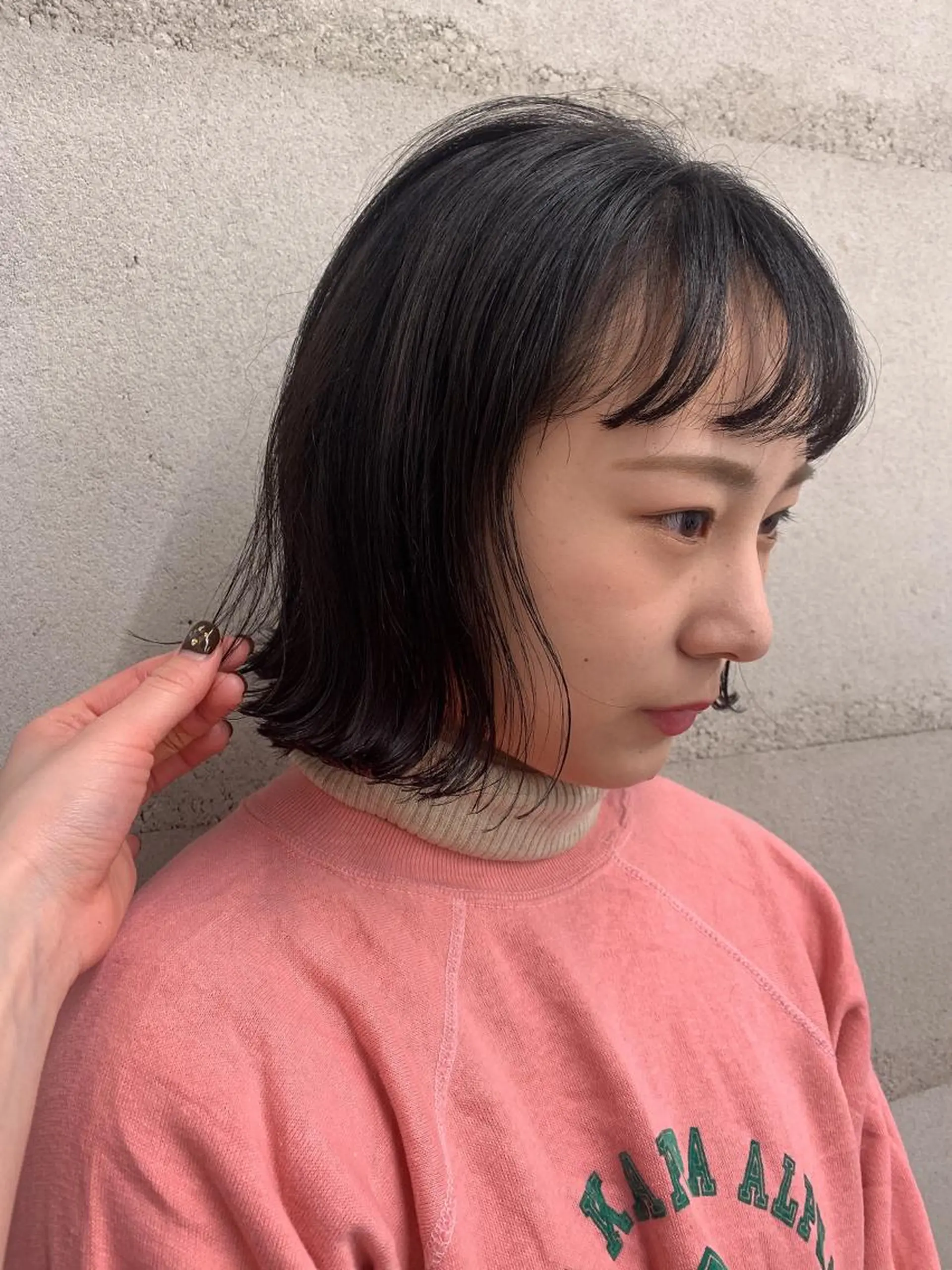 ショート 透明感/オリーブ/ グレージュ/YUKAのヘアスタイル