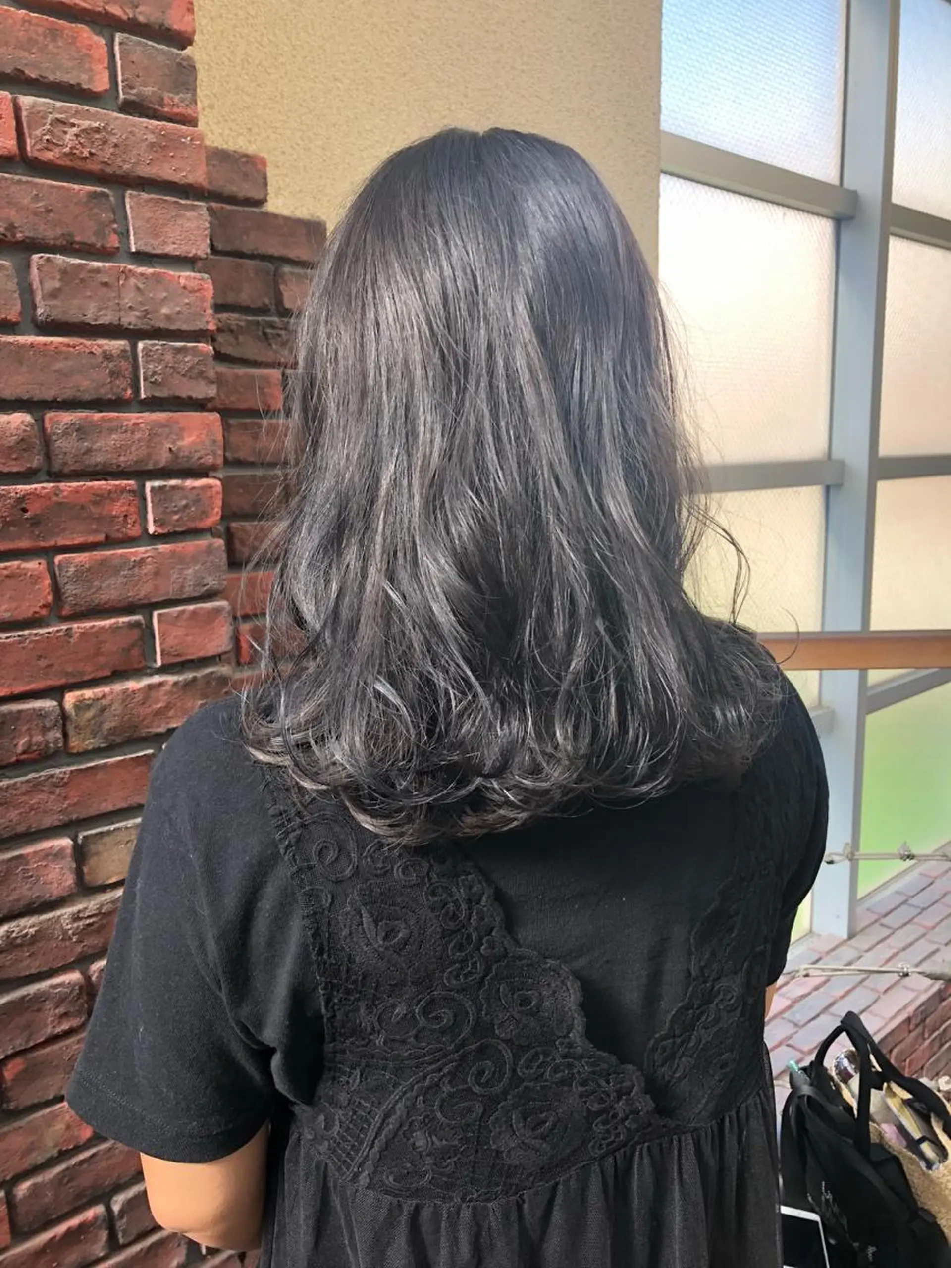 セミロング カラー nakahara madokaのヘアスタイル