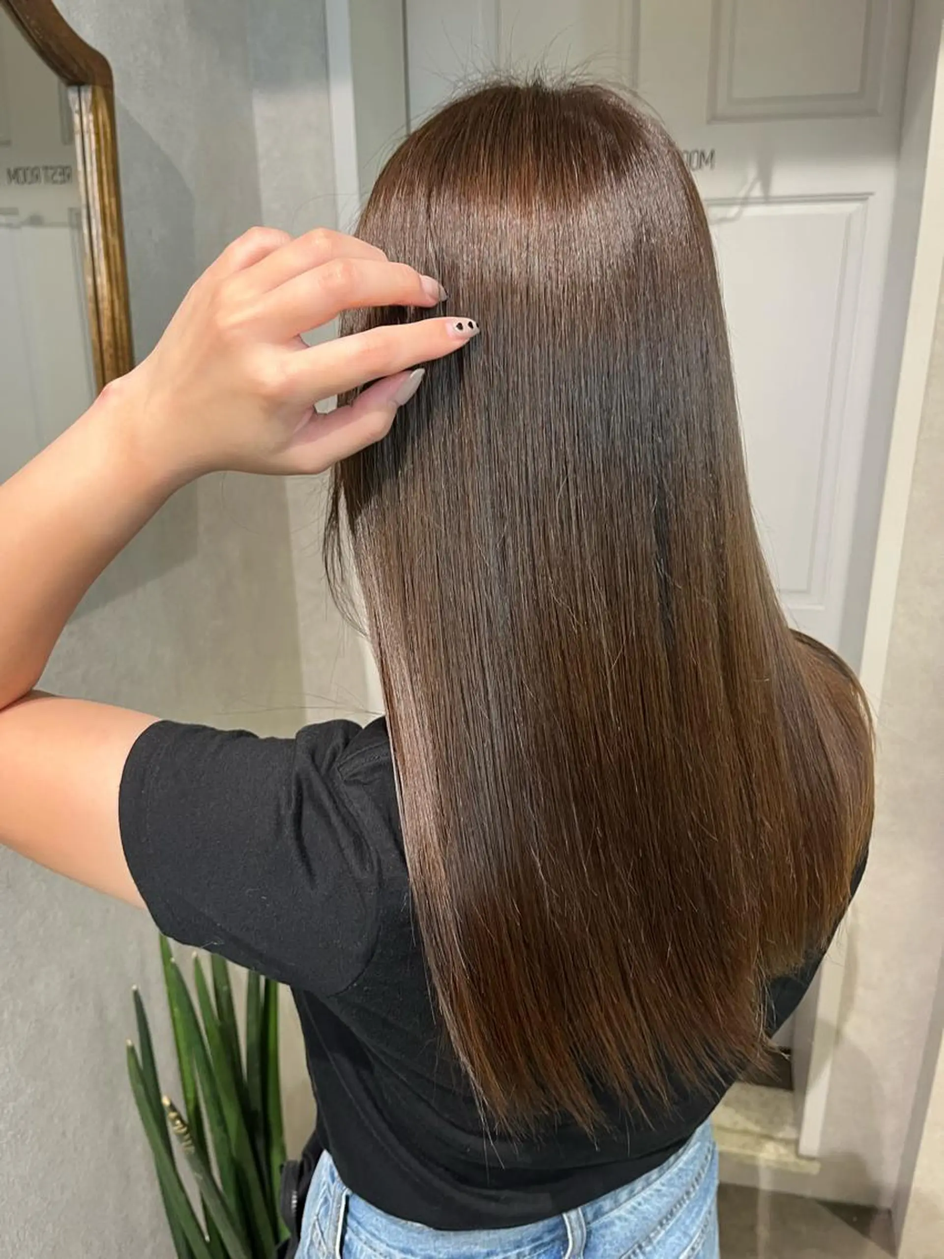 ロング 髪質改善&艶カラー/ ほんだあみ (♡)のヘアスタイル