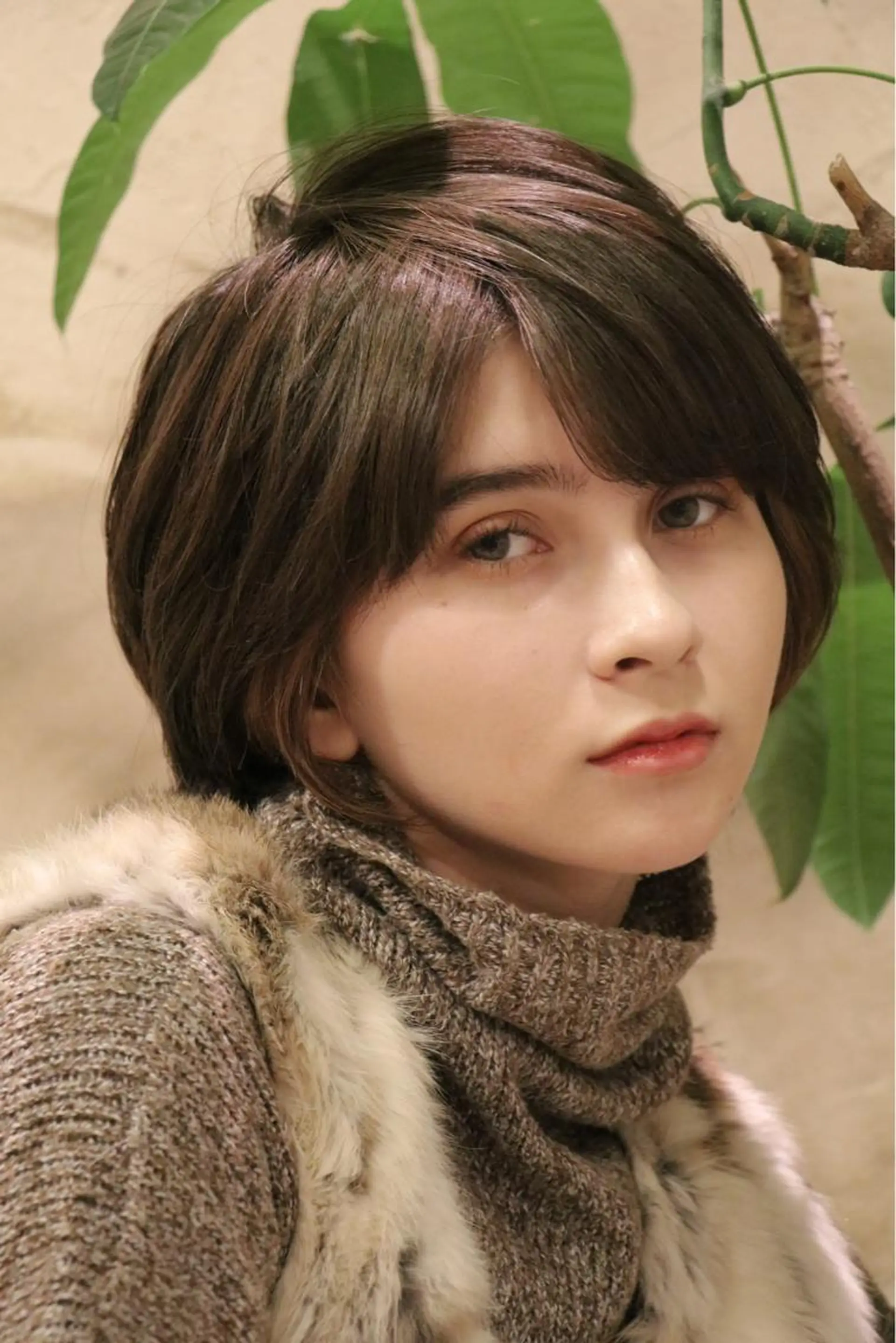 ショート カラー パーマ granew所属・美艶ボブ 石井一成のヘアスタイル