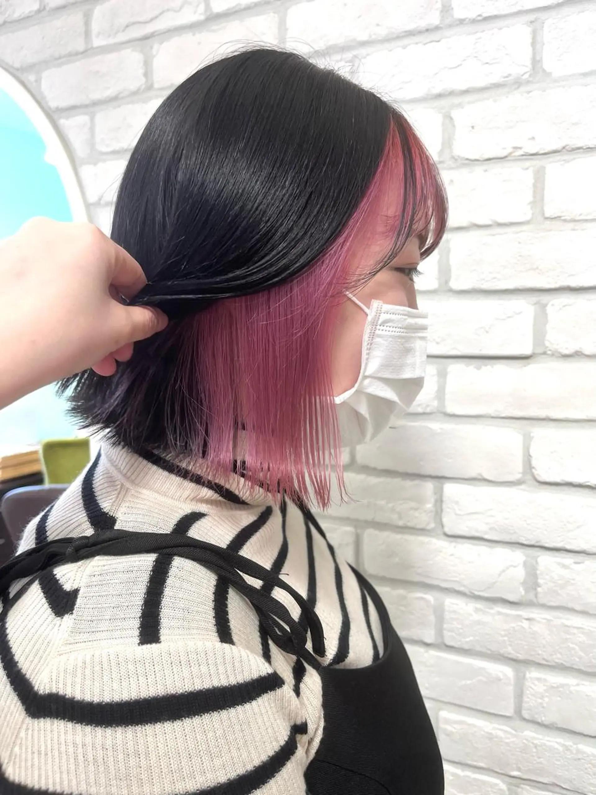 ミディアム カラー ヘアアレンジ ブリーチなし/ レイヤー🌿runaのヘアスタイル