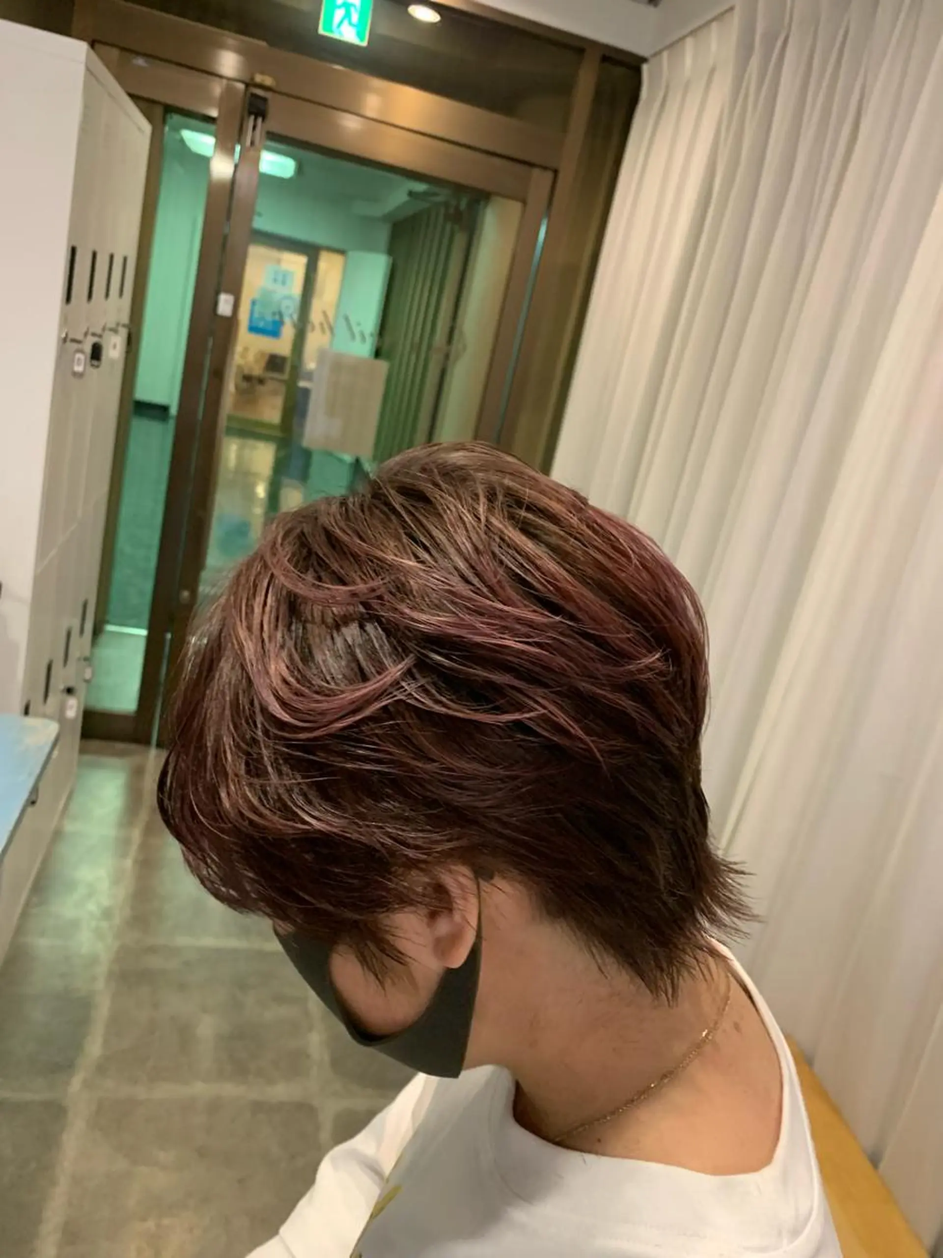 ショート カット ヘアカラー トリートメント CECIL hair なんば店所属・メンズパーマ 艶髪☆店長☆有馬のヘアスタイル