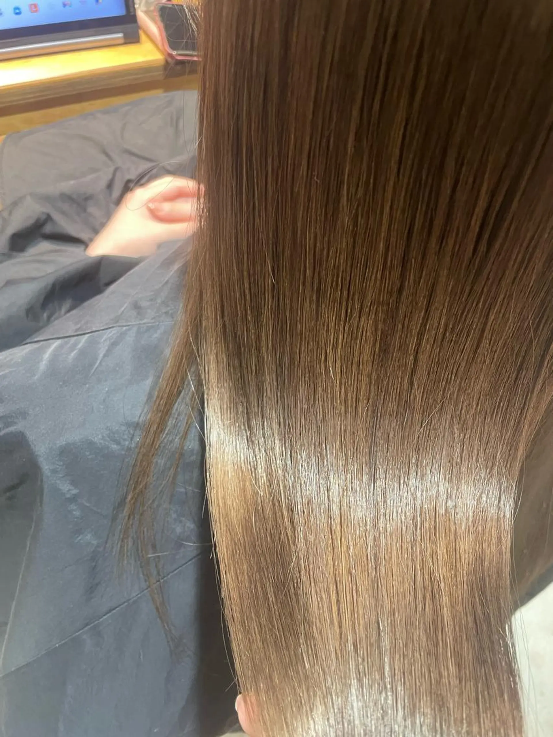 セミロング カラー ヘアアレンジ アイブロウ 髪質改善/縮毛/新宿 🫧SUZUKA🫧のヘアスタイル