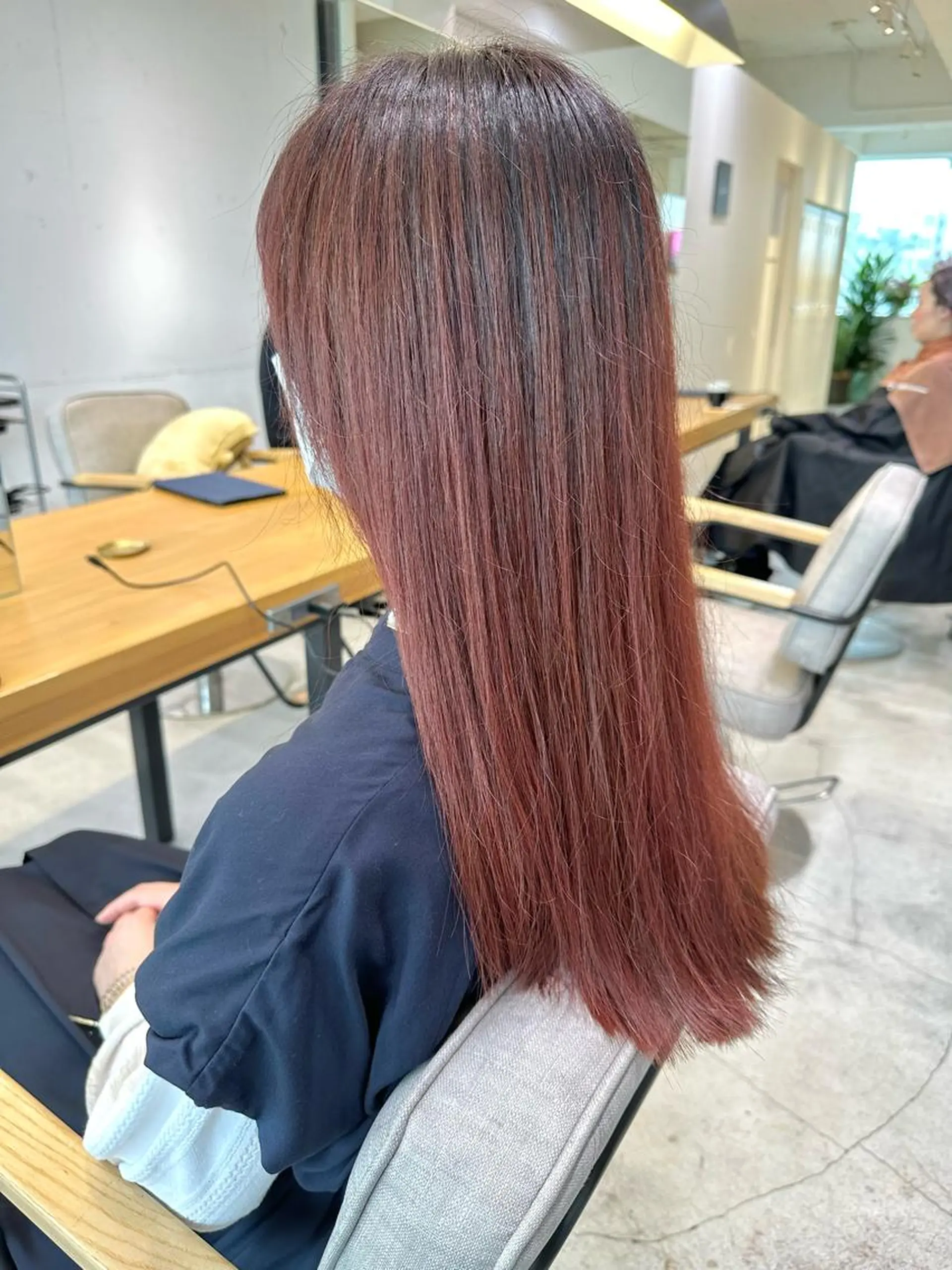 ロング カット ヘアカラー トリートメント 上野湧太 髪質改善/艶カラーのヘアスタイル