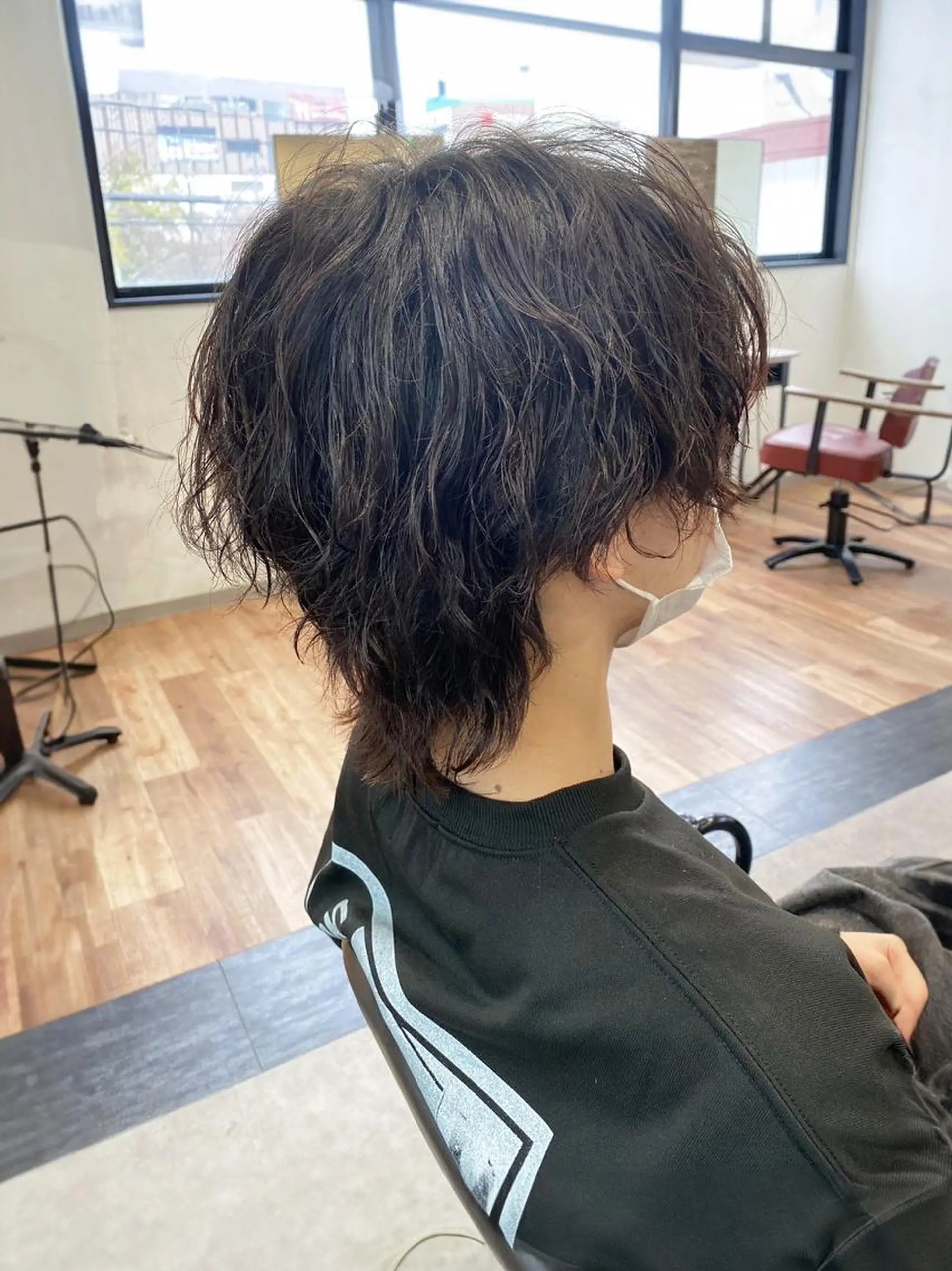 メンズ メンズパーマ メンズウルフカット ウルフカット 菅原流星🌟カット/ メンズ/メンズパーマのヘアスタイル