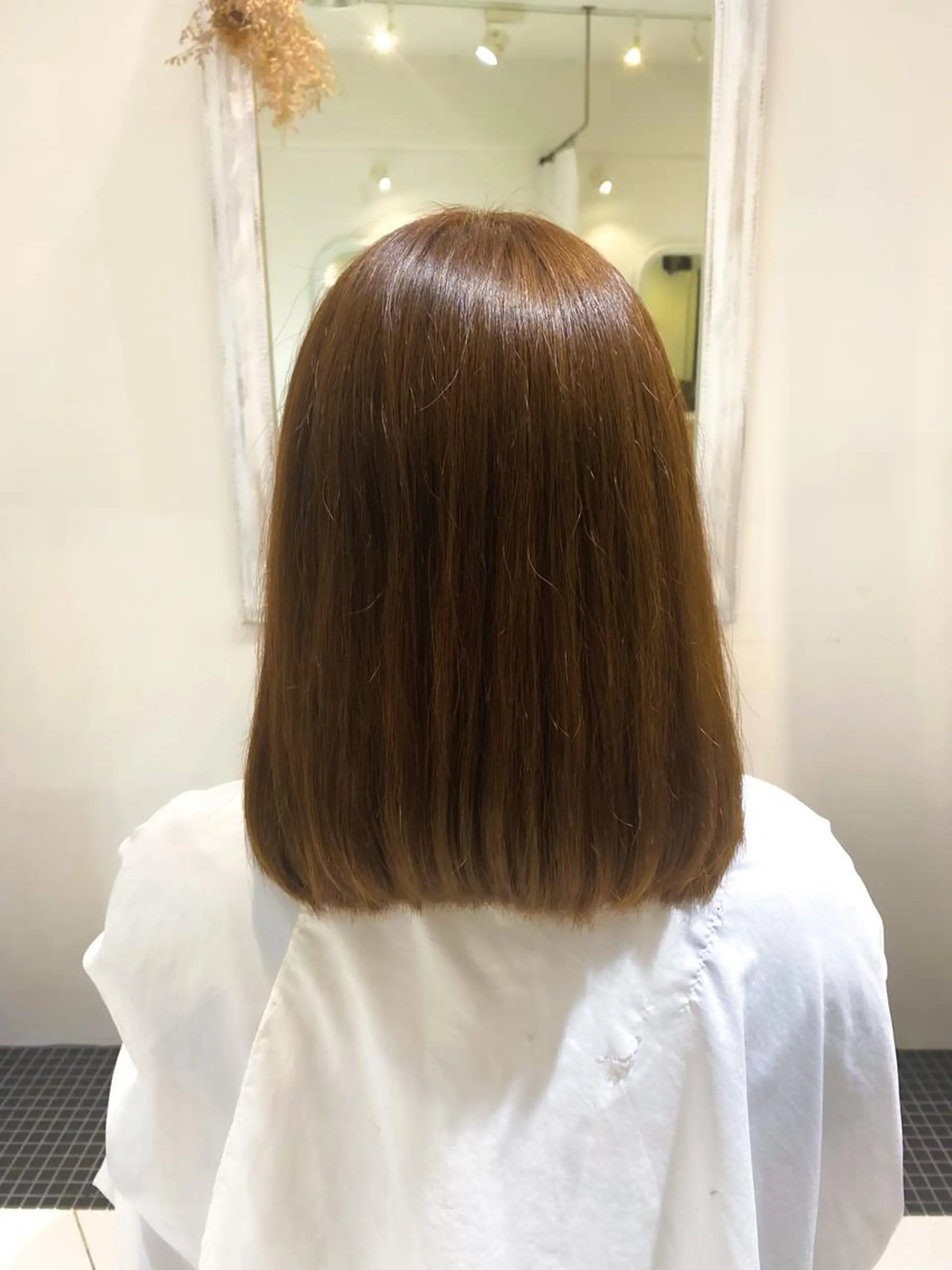 ミディアム カラー ヘアカラー ducha所属・DUCHA Tomida naoのヘアスタイル