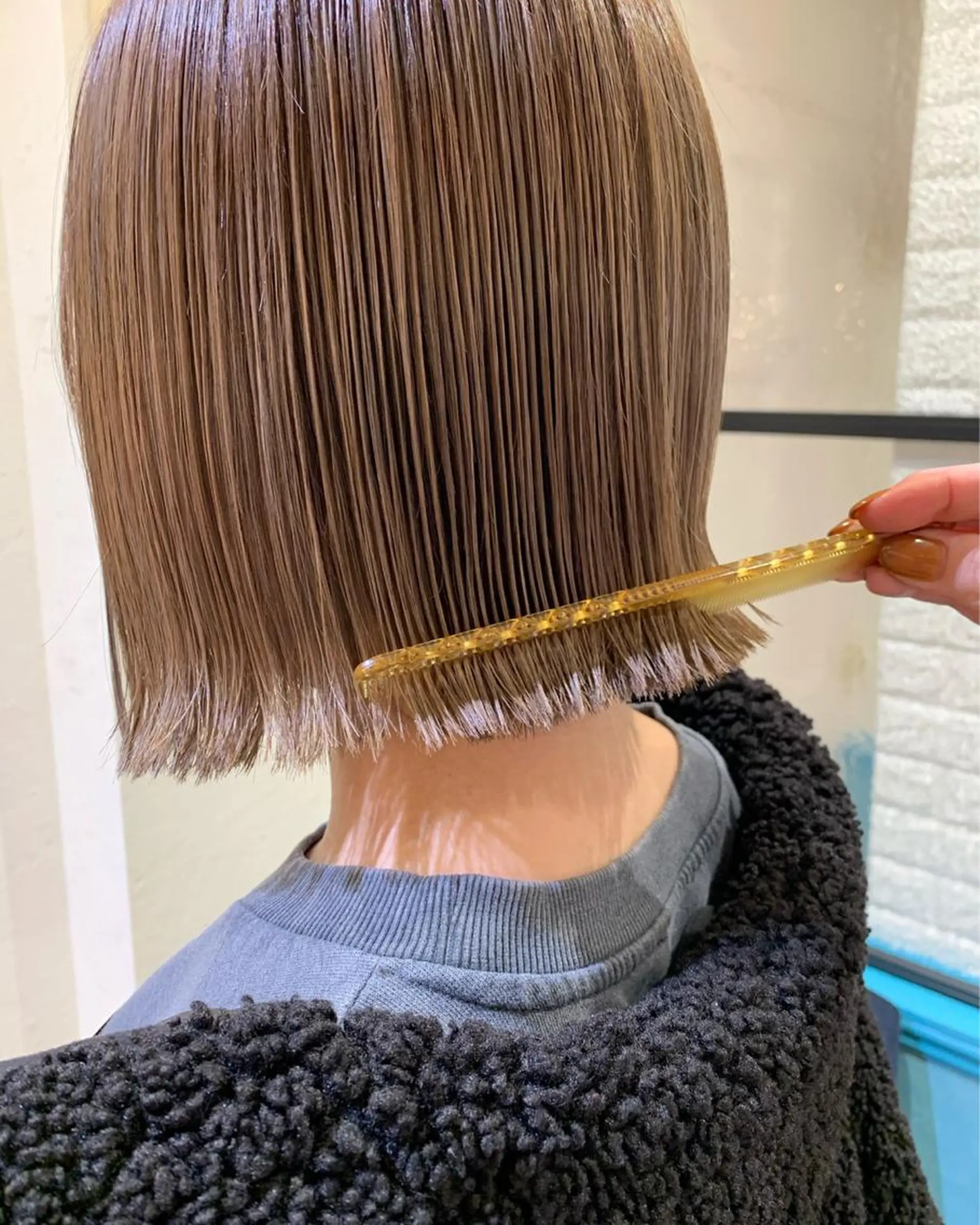 ミディアム レイヤーカット/艶カ ラー/chihiroのヘアスタイル