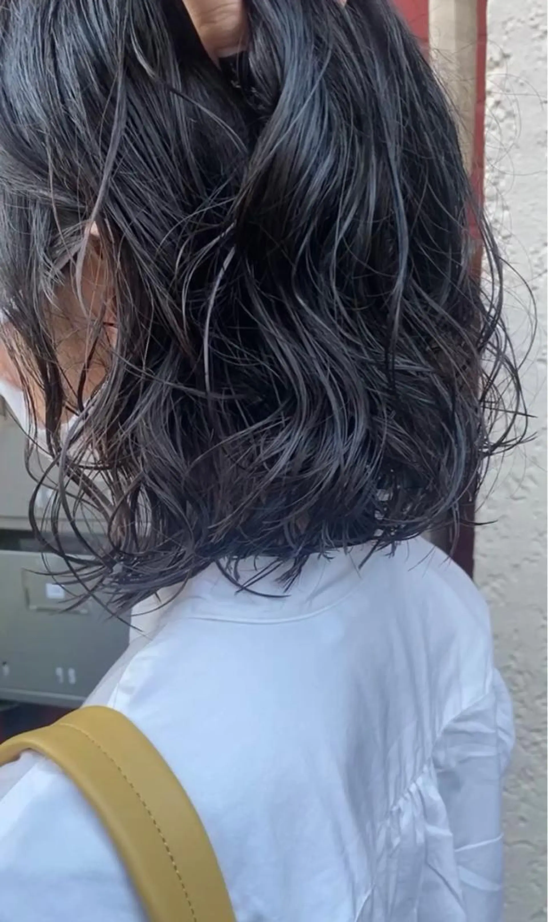 ミディアム カット パーマ F-card所属・shiga mariaのヘアスタイル