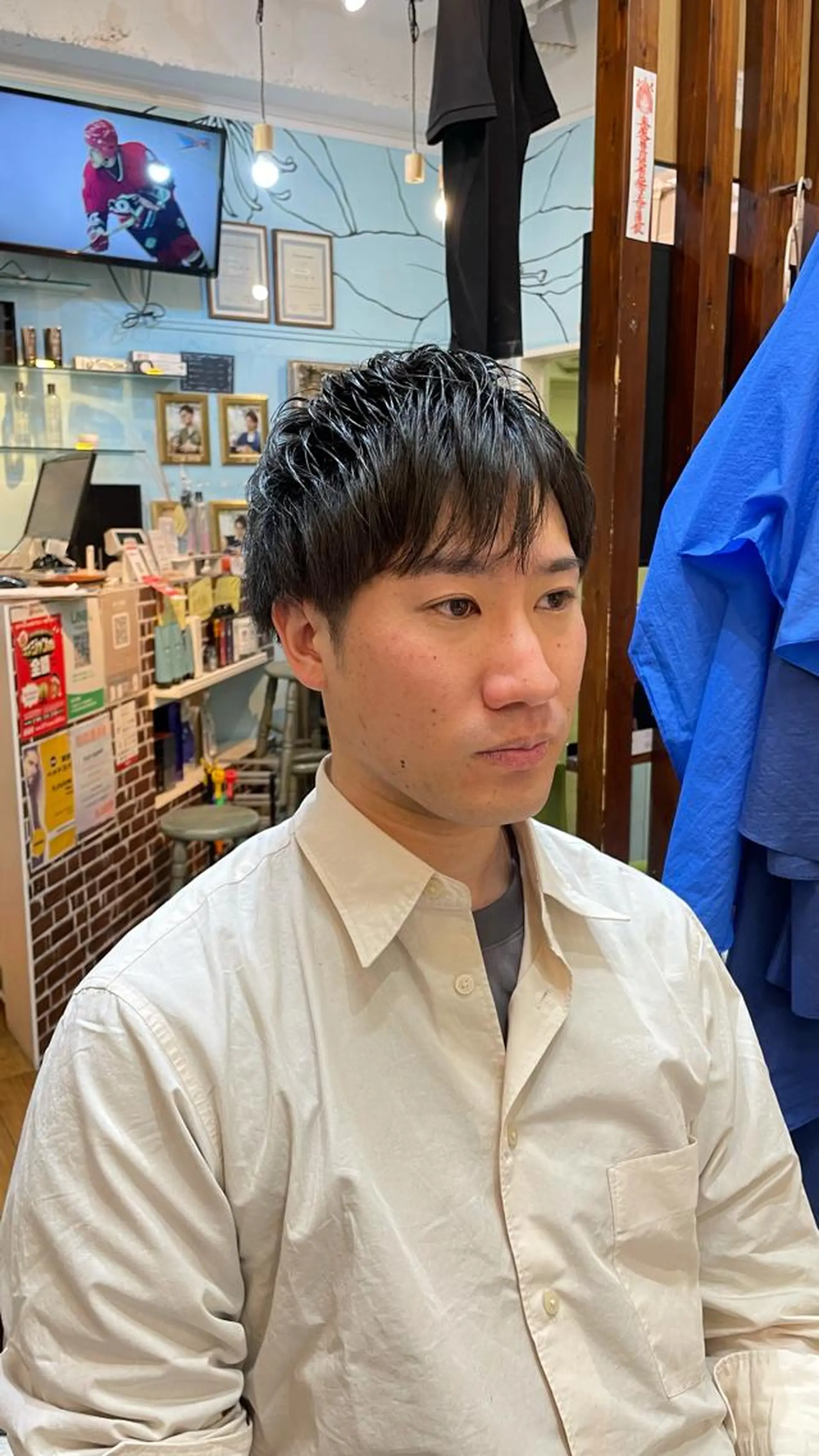 ショート ヘアアレンジ メンズ 髪や目黒店所属・Kamiya's TOKYO 安孫子のヘアスタイル