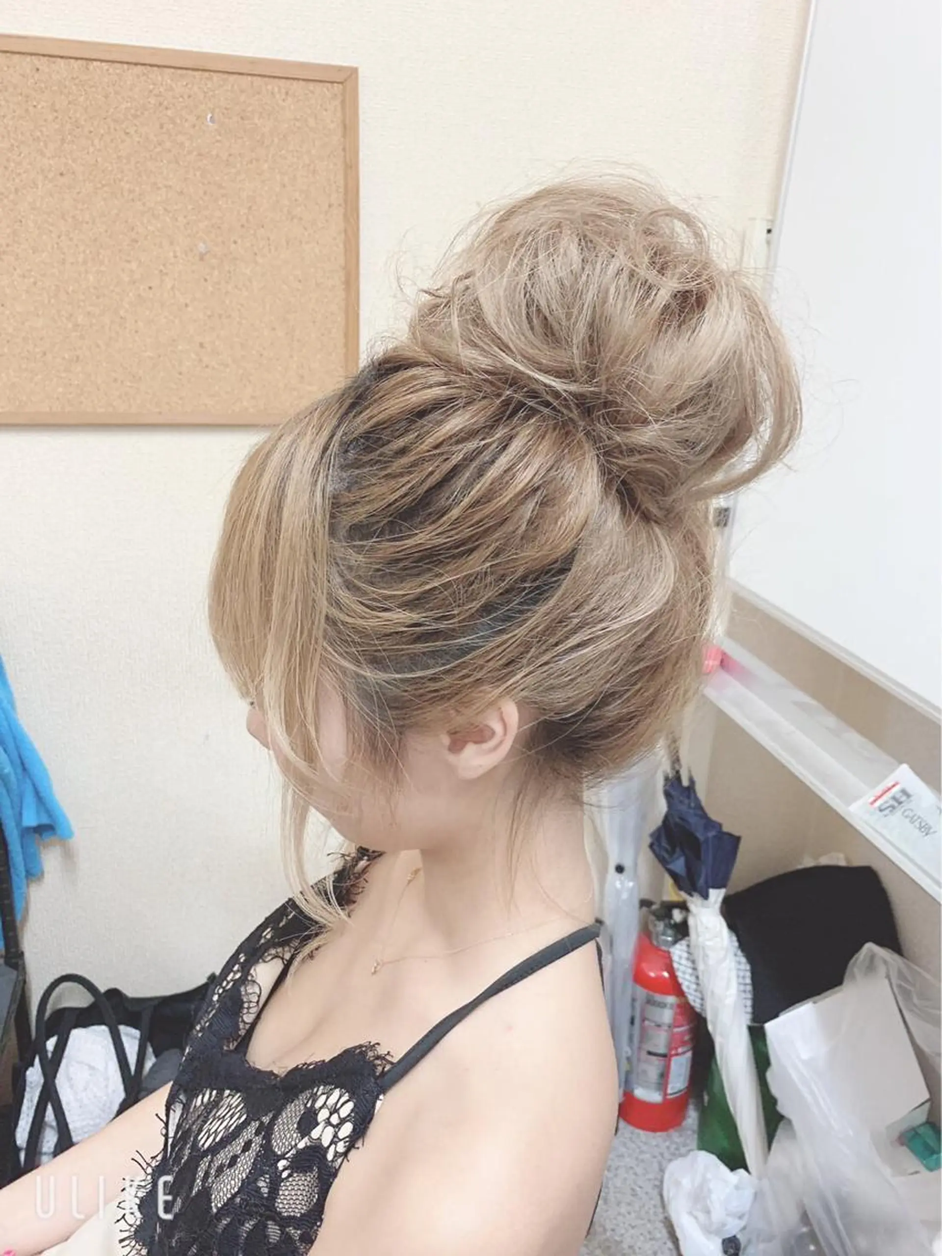 ロング ヘアアレンジ お団子ヘア Kanani所属・田中 佐枝子のヘアスタイル