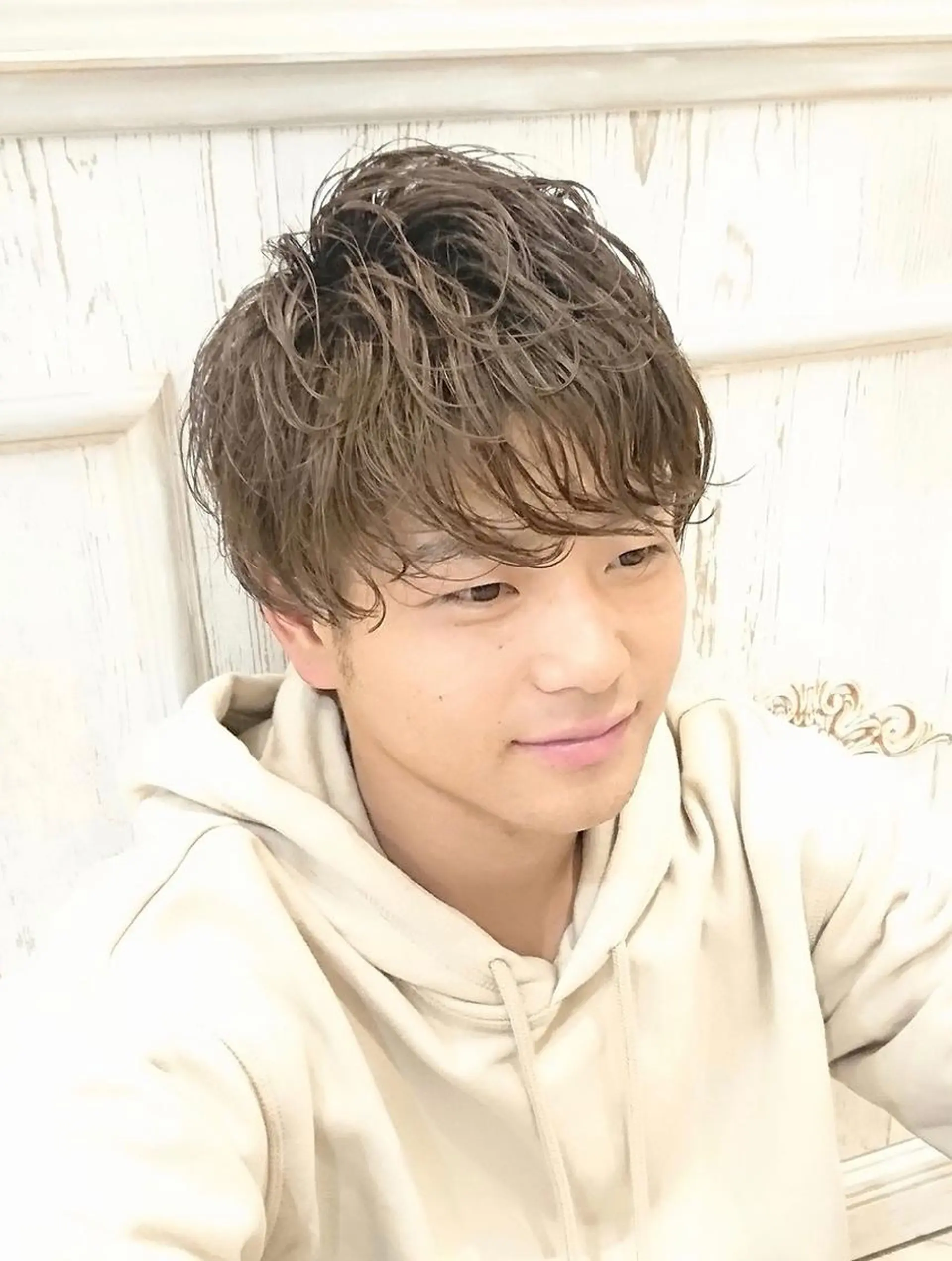 ショート パーマ メンズ カット パーマ トリートメント lond strada所属・🌟モテ髪ショート 🌟店長　津賀涼のヘアスタイル