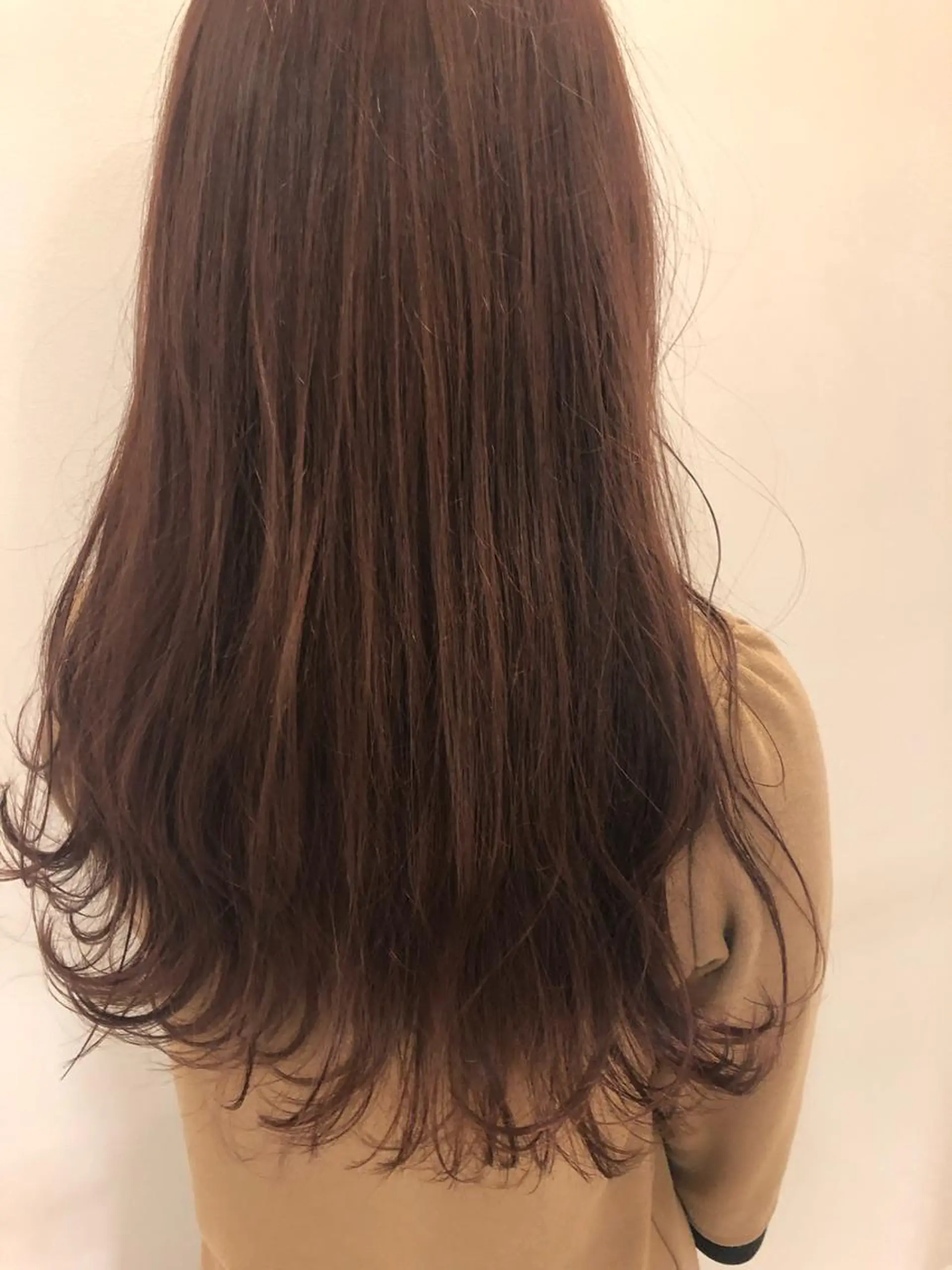 ロング カラー ブラウンカラー ピンクカラー ピンクブラウン ヘアカラー トリートメント 似合わせ.ﾍｱｾｯﾄ 得意🌹井上美沙のヘアスタイル