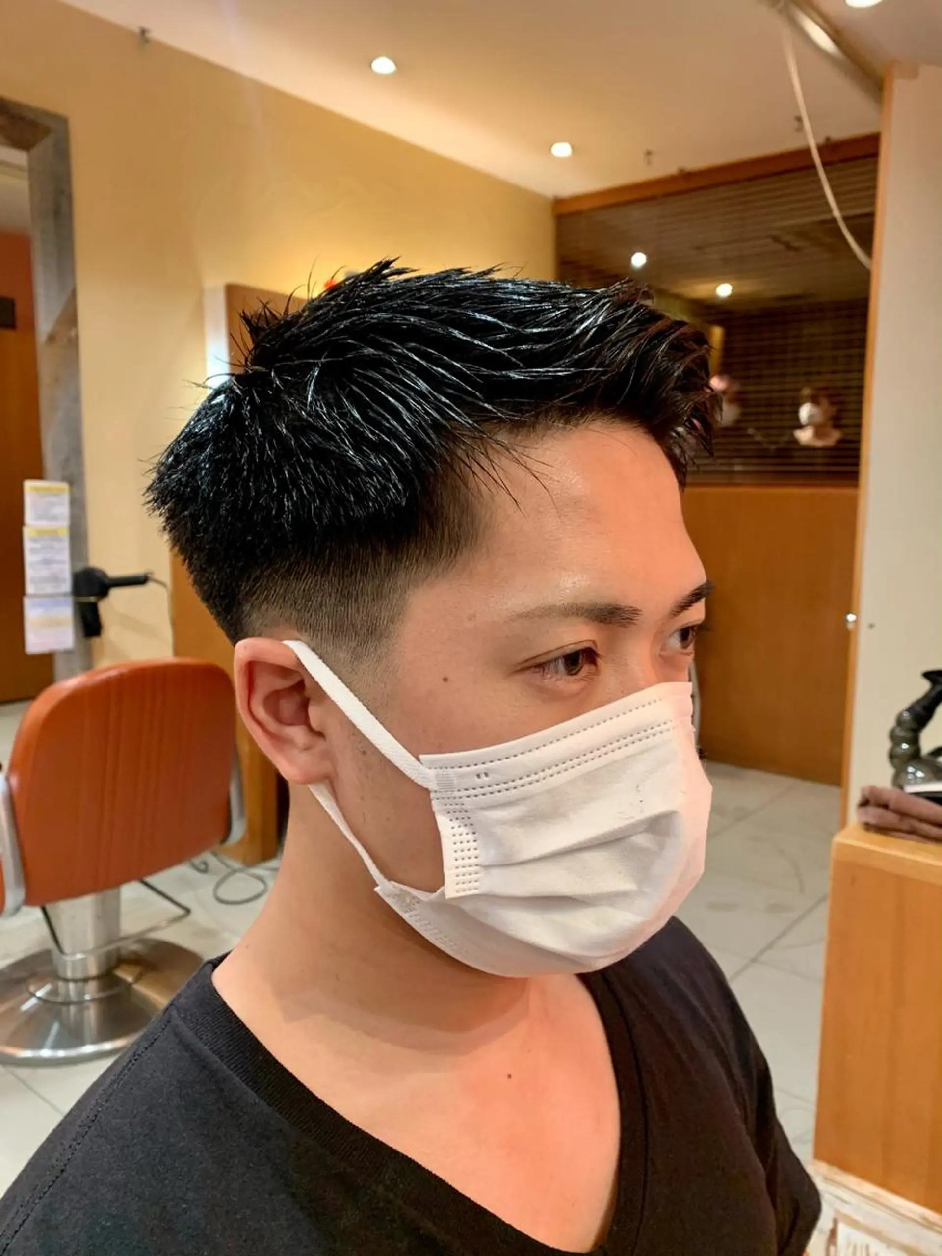 ショート メンズ ビジネス 刈り上げ ショートヘア 若林 良のヘアスタイル