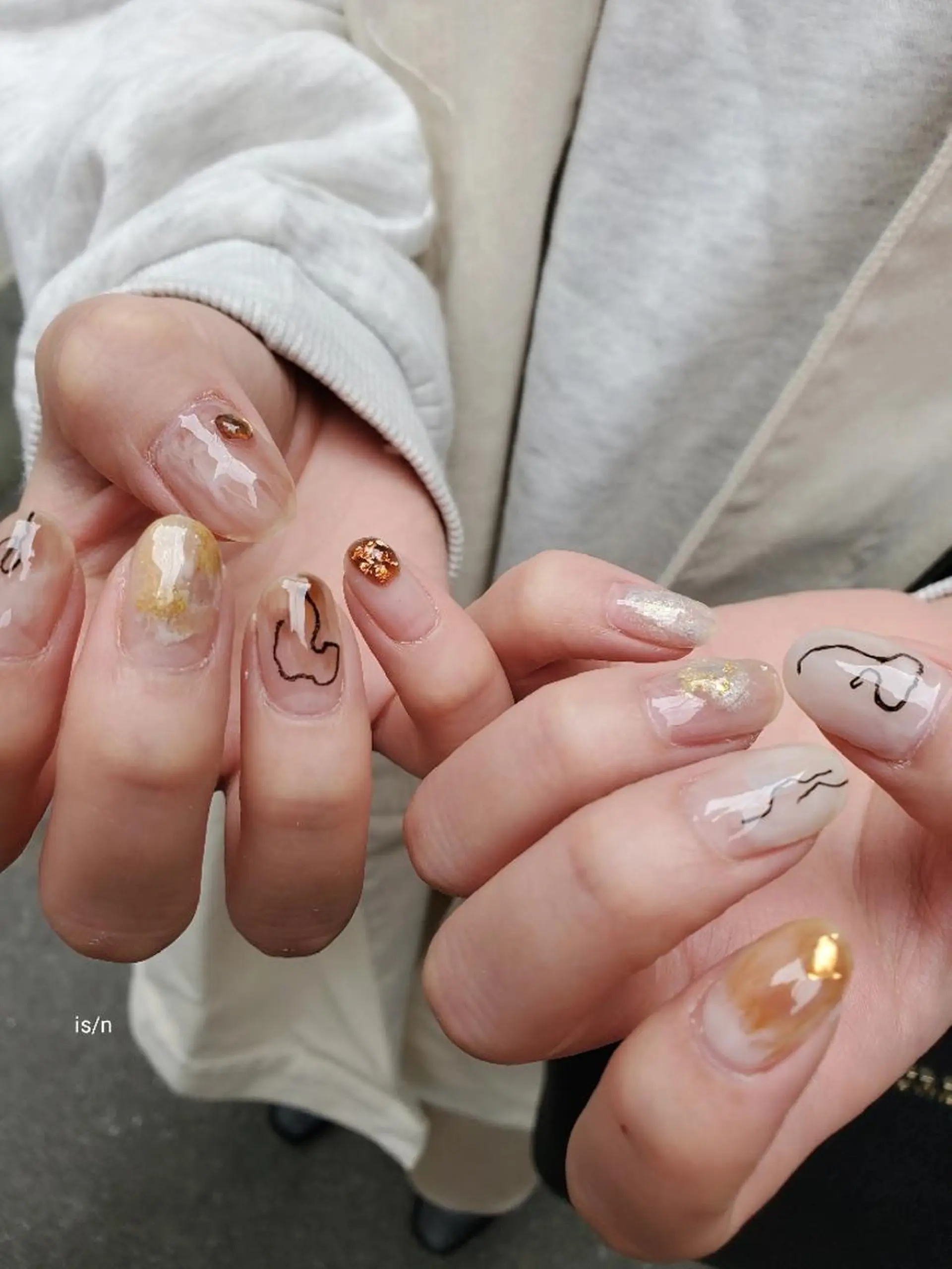 ネイル ハンドネイル 店長 佐藤のネイルデザイン