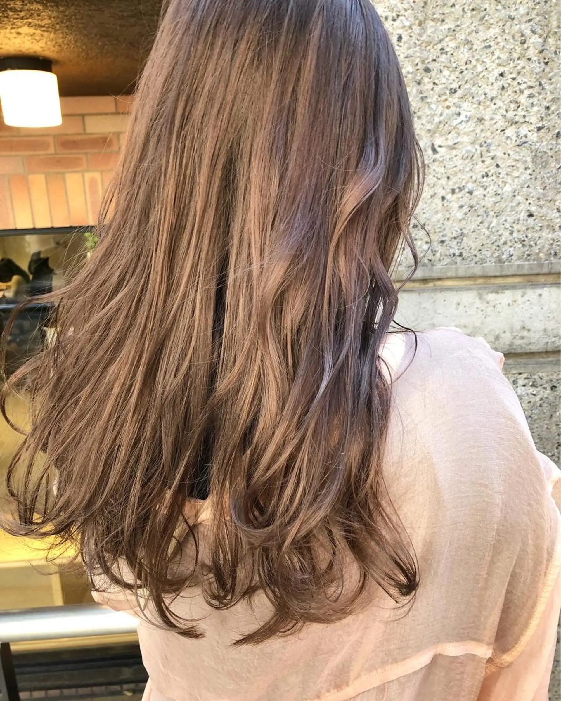 ロング カラー ヘアアレンジ ヘアカラー ainico+所属・メンズ特化✂️栗原 侑也のヘアスタイル