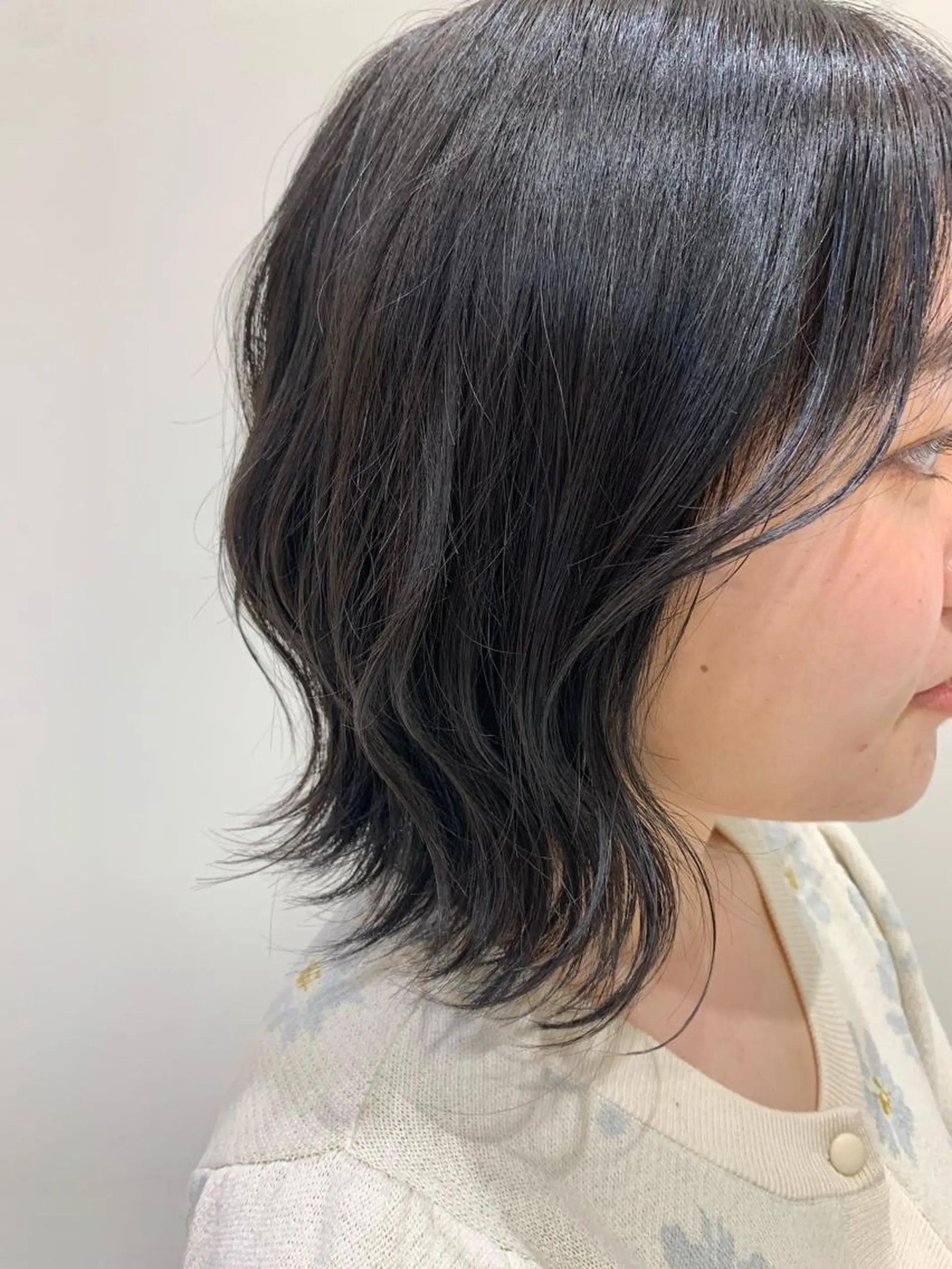 カラー オリーブカラー 中村 未夢のヘアスタイル