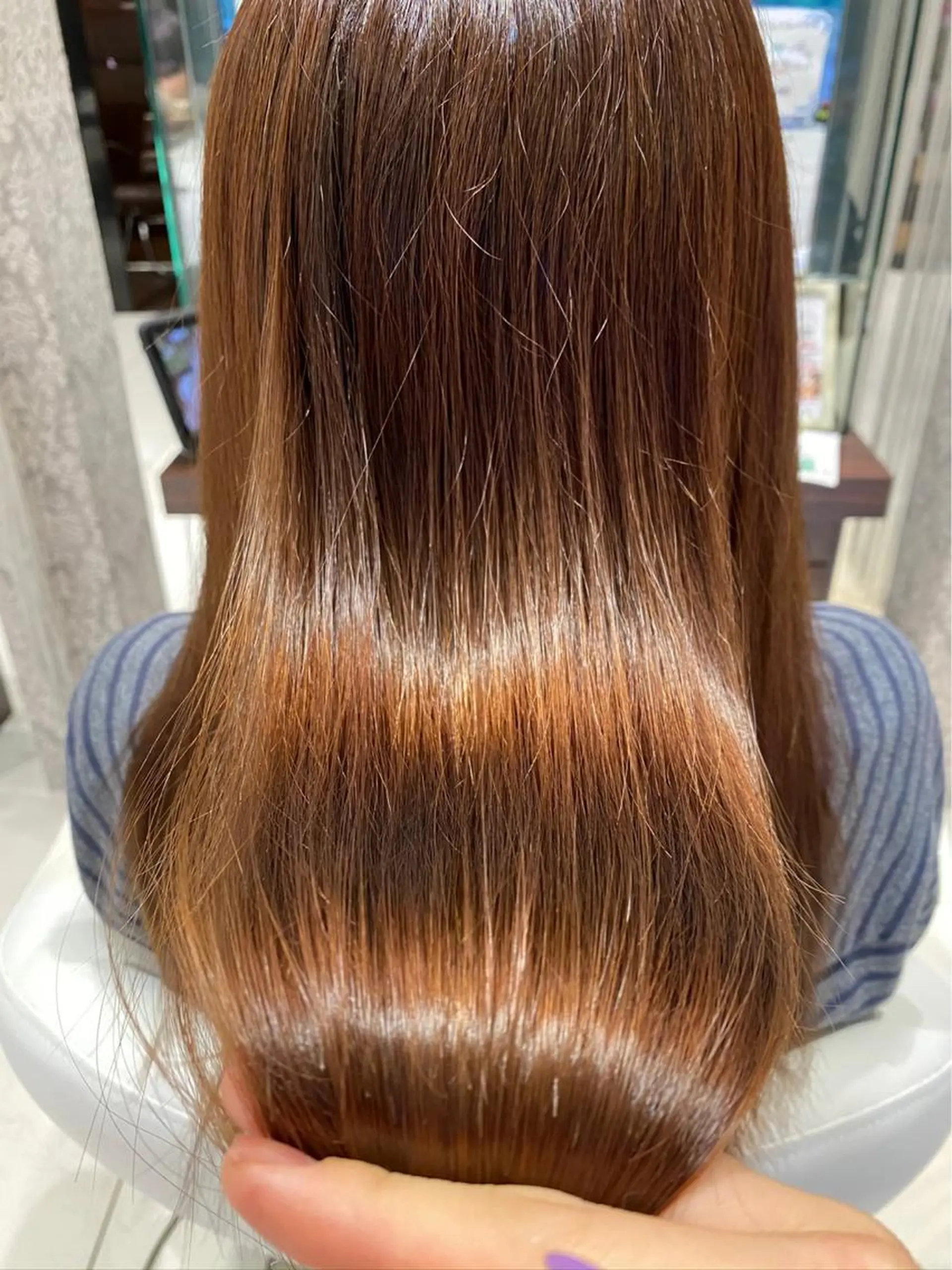 ロング トリートメント 中谷 明日香のヘアスタイル