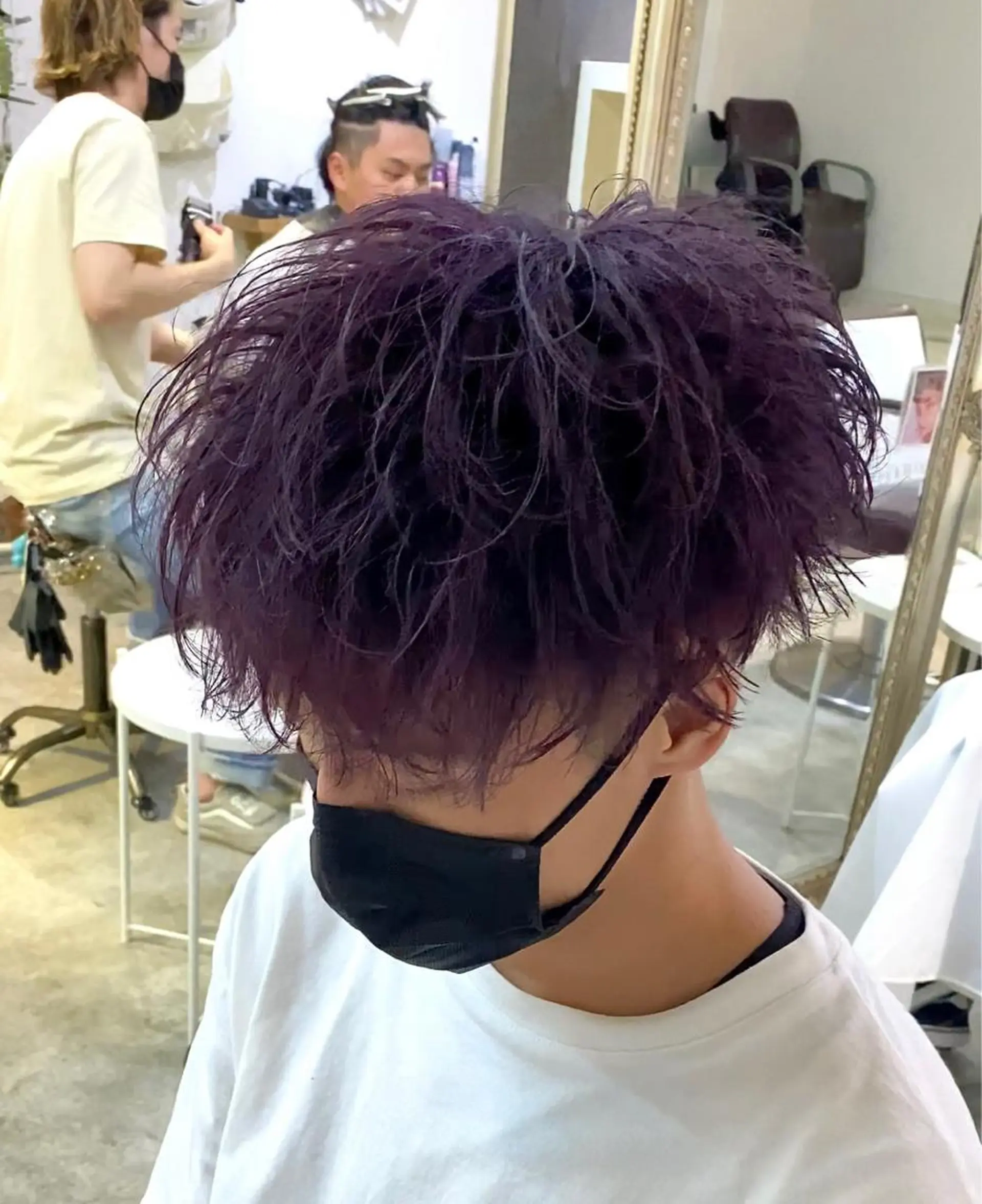 カラー メンズ メンズブリーチ ブリーチ トレンドパーマ‼️ NAOKI💥のヘアスタイル