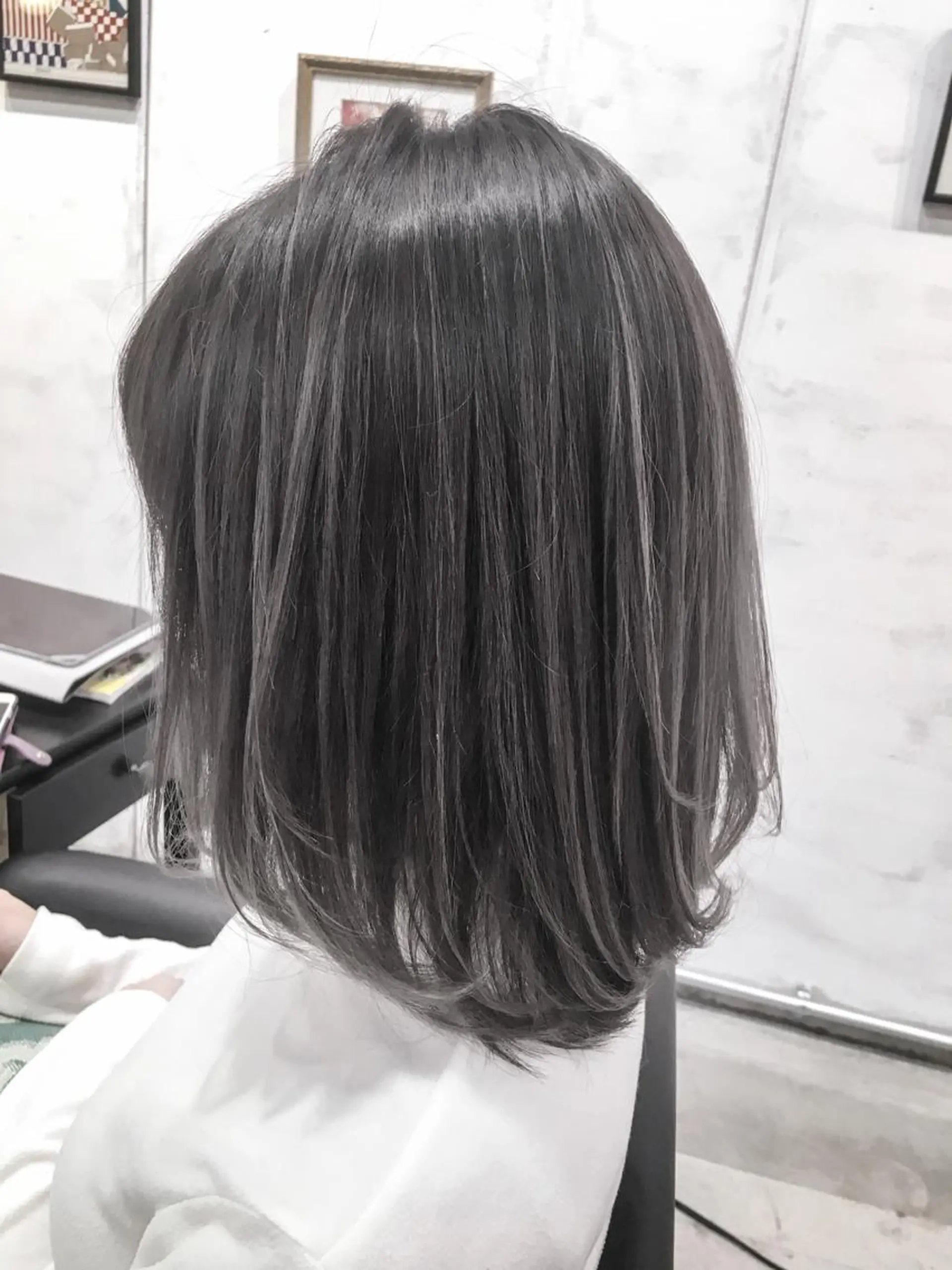 ミディアム LITTY所属・レイヤー/髪質改善 /山永圭介のヘアスタイル