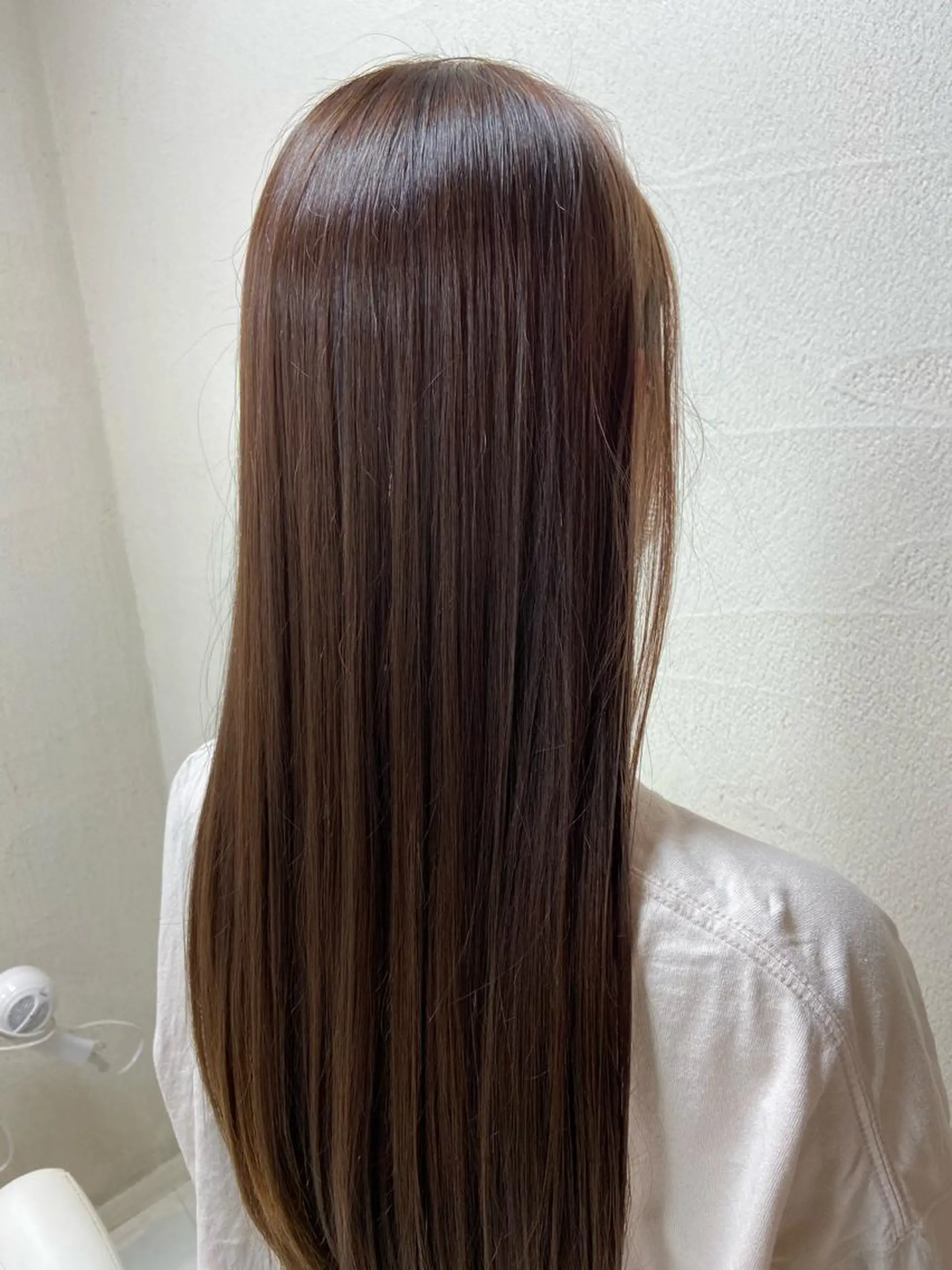 ロング カラー パープルカラー カット ヘアカラー トリートメント 菊地 美憂のヘアスタイル