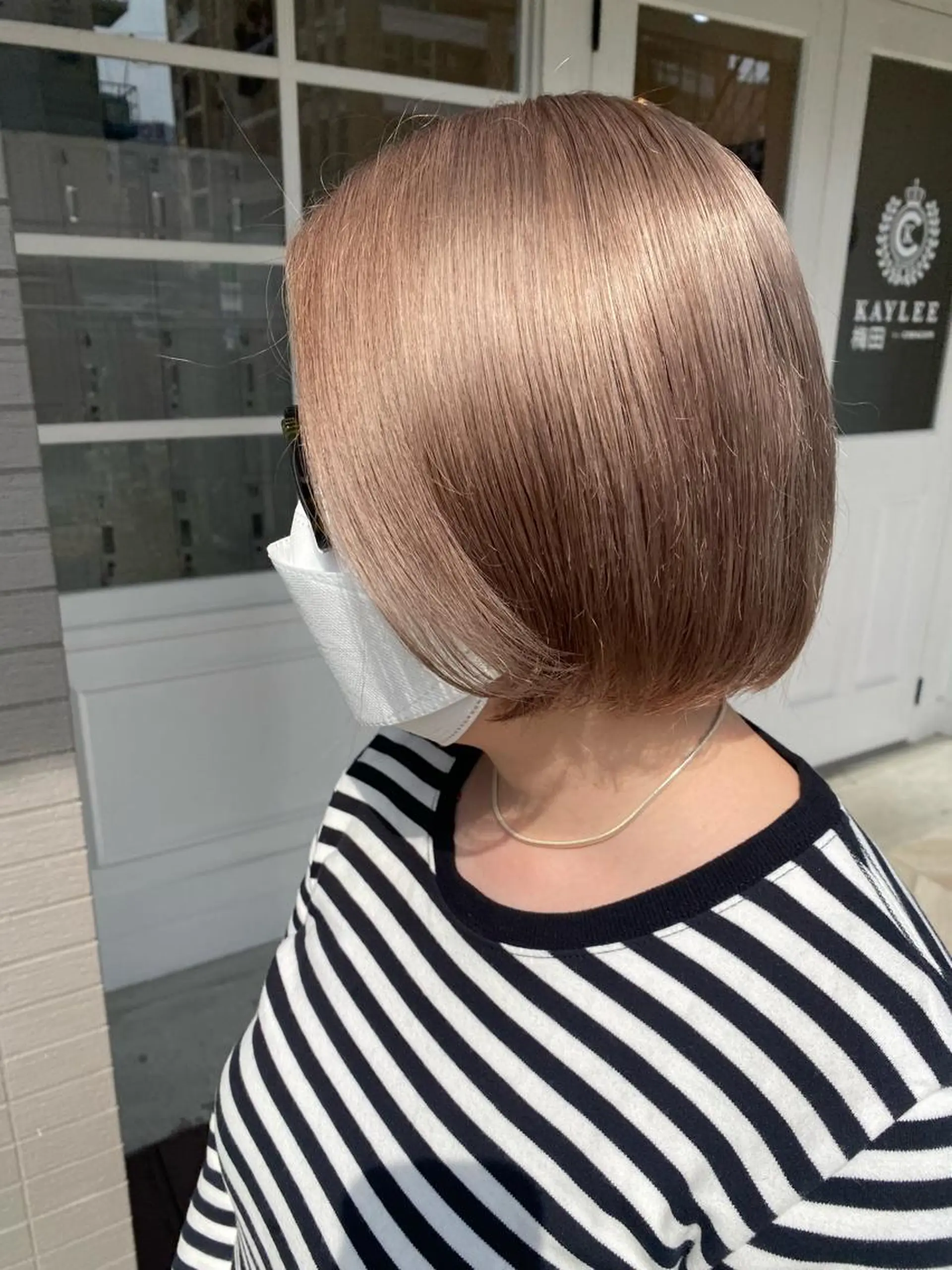 ショート カラー 韓国×髪質改善カラー 💎hinaのヘアスタイル