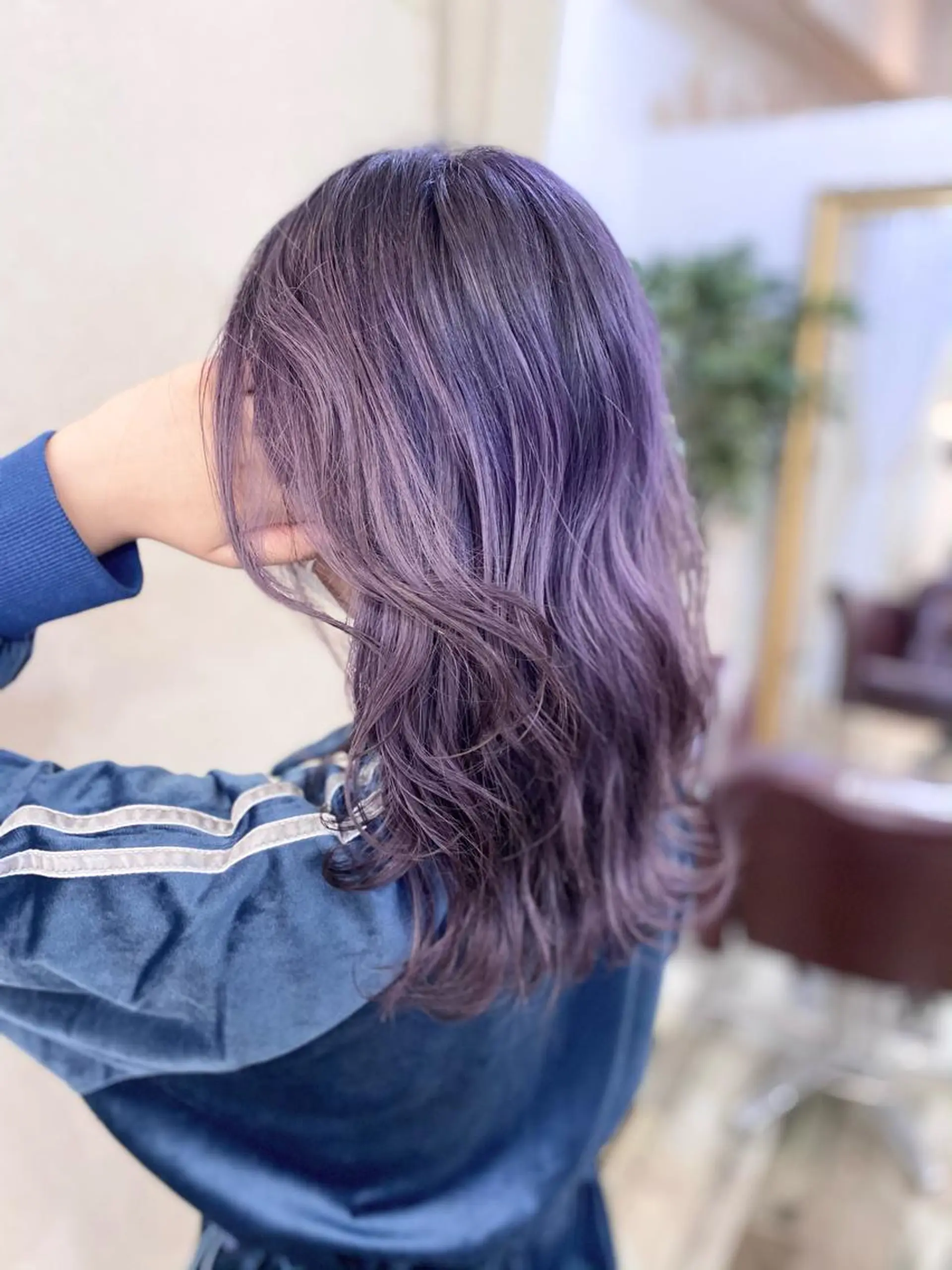 ミディアム カラー ラベンダーカラー 最高峰の技術力☆ 樋口健人のヘアスタイル