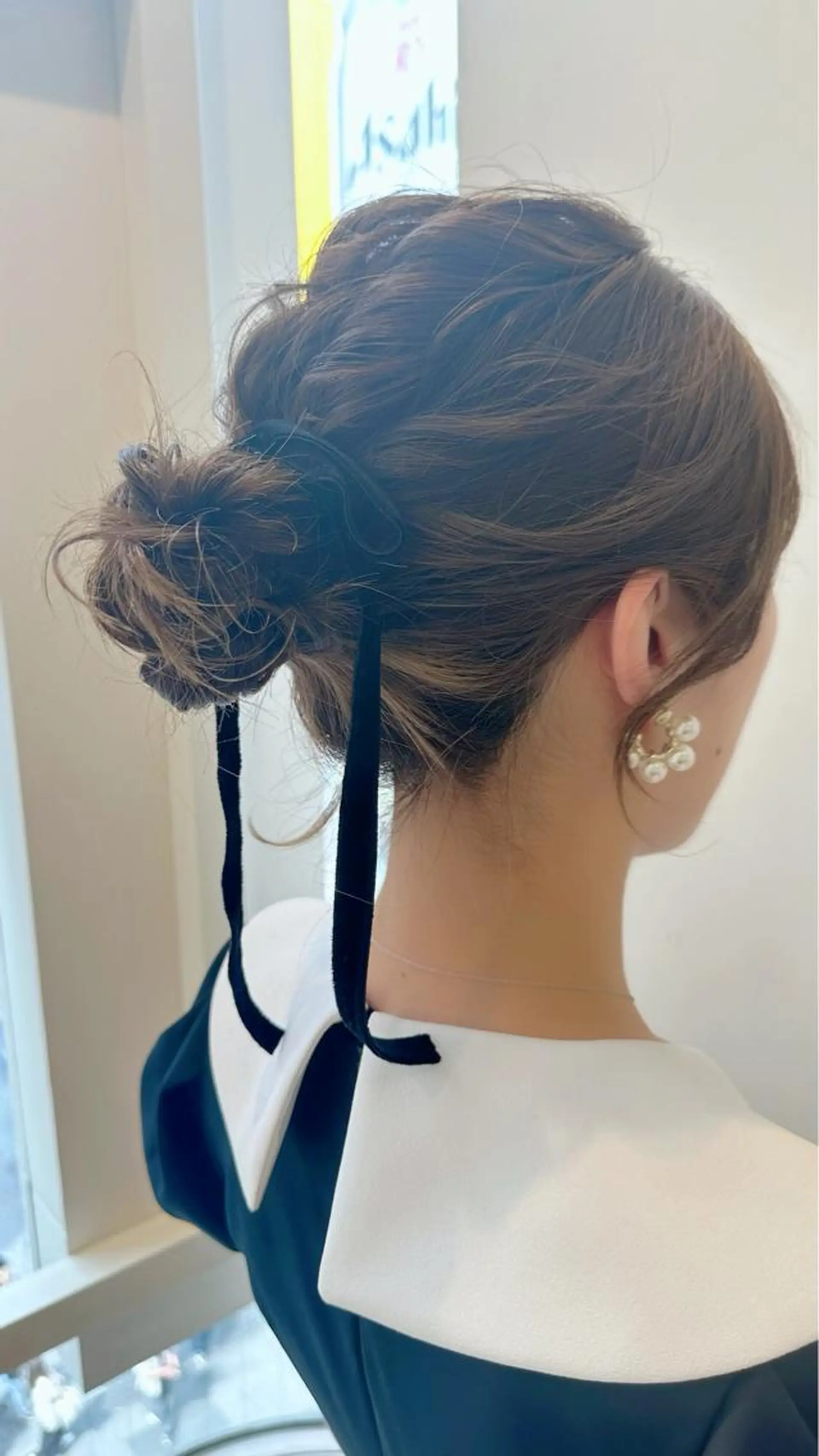 ミディアム ベージュ/インナー カラー🤍Rieのヘアスタイル