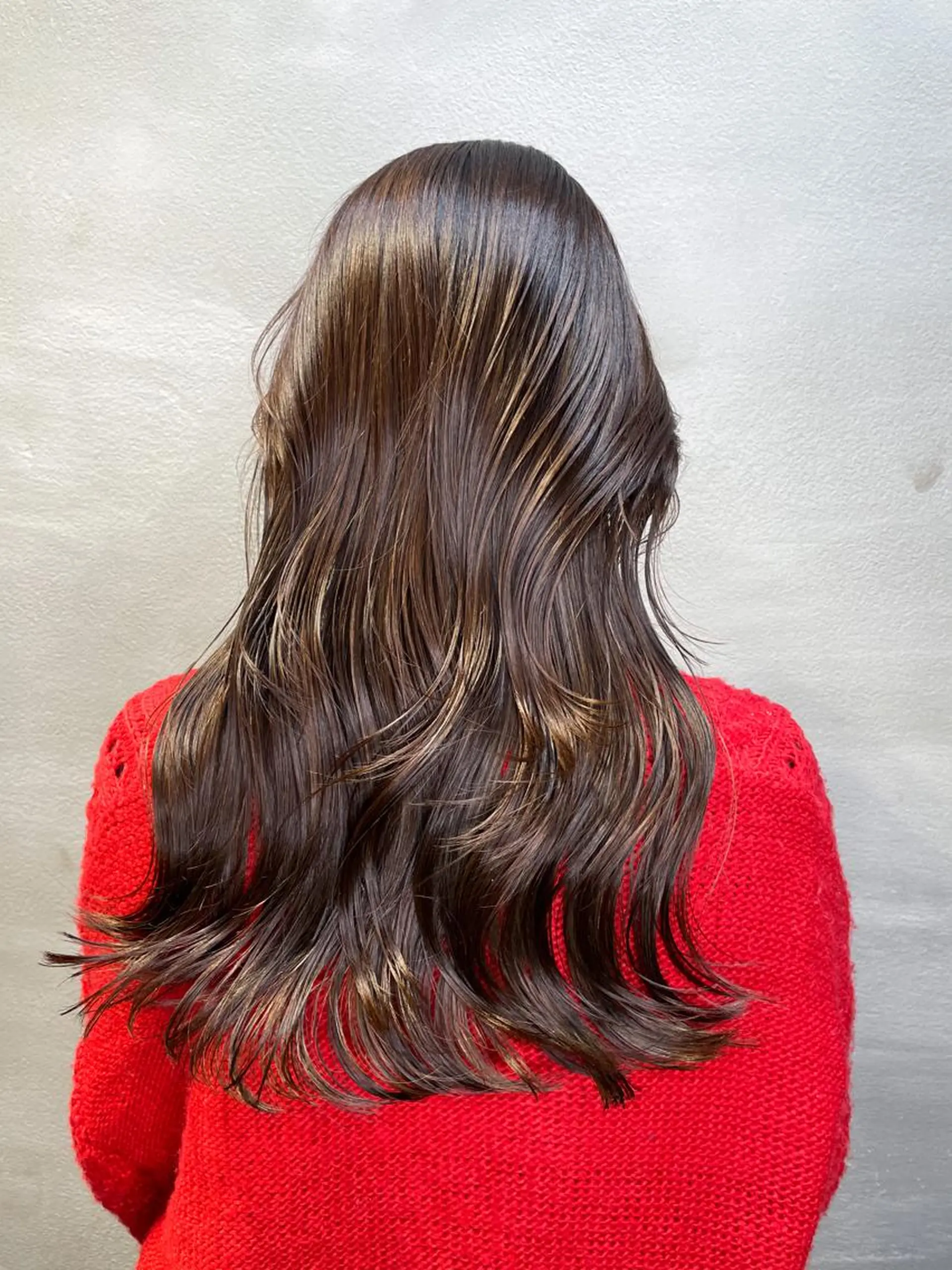 ロング カラー アディクシーカラー ベージュカラー 黒髪 ブリーチ ブルーカラー ブリーチなしカラー ×韓国ヘア♡ヒデさんのヘアスタイル