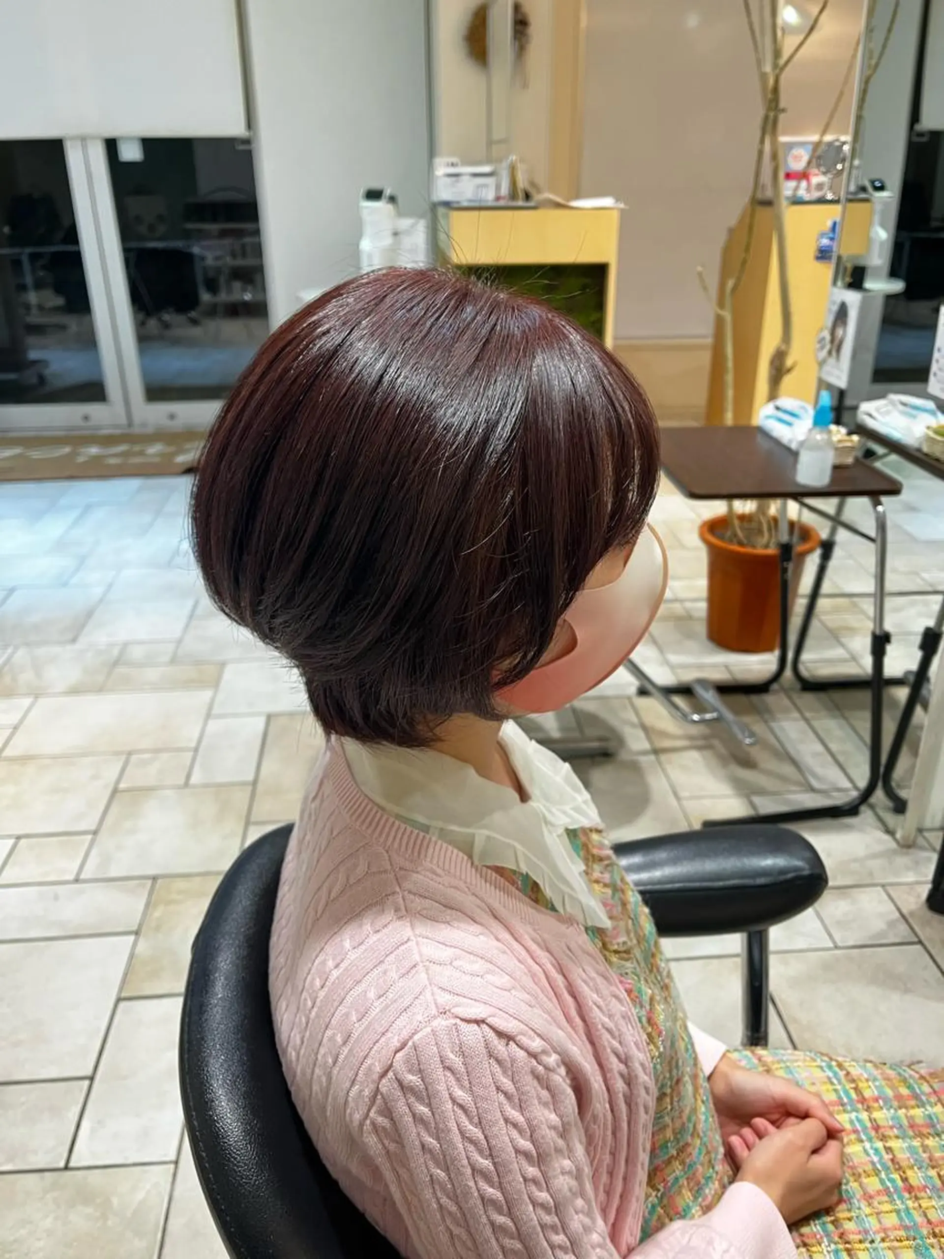 カラー ブラウンカラー ピンクカラー レイヤー/暖色/ 髪質改善/永礼芳果のヘアスタイル