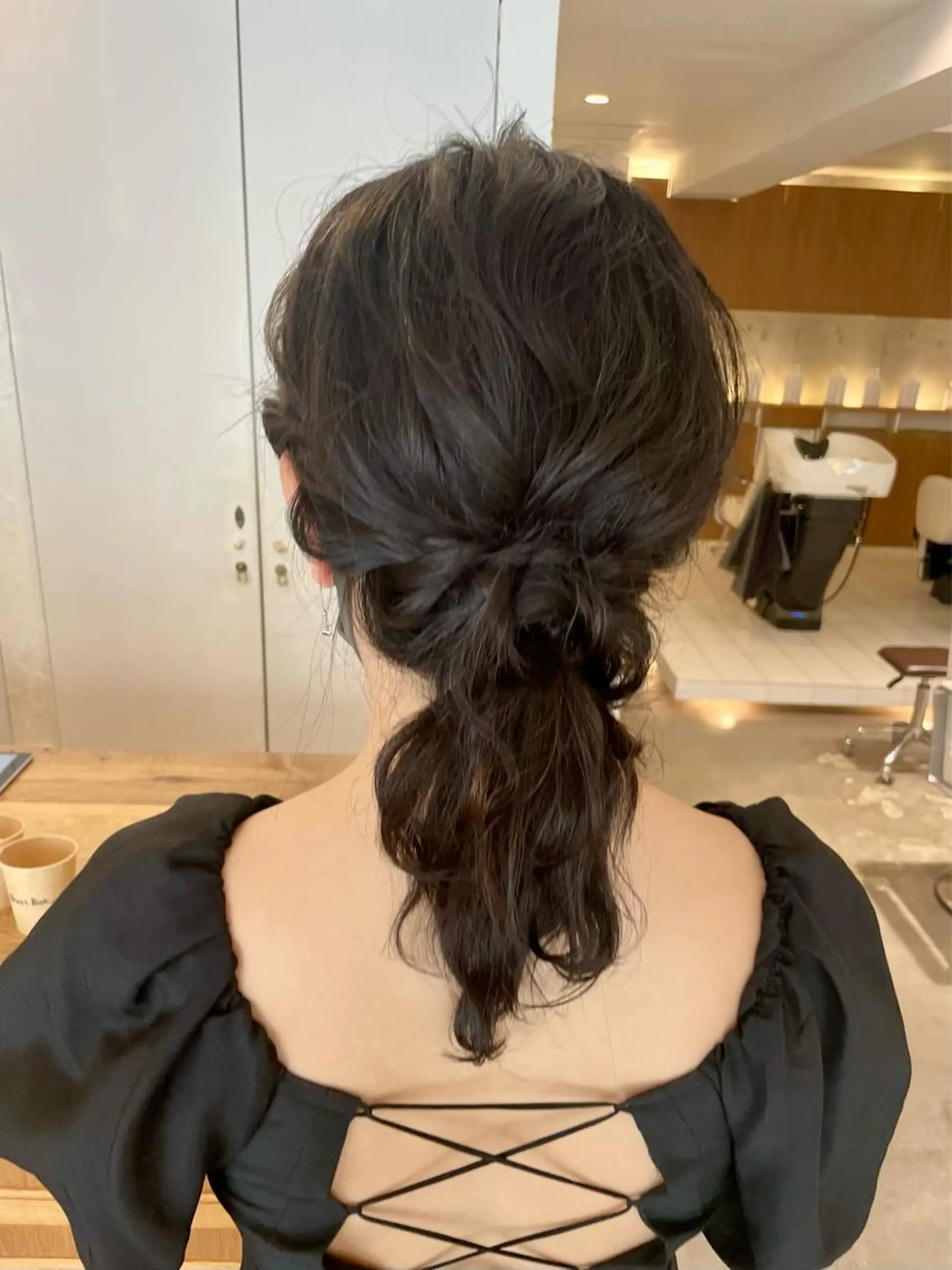 ヘアアレンジ ヘアセット ボブ/髪質改善/ soiナカジママドリのヘアスタイル