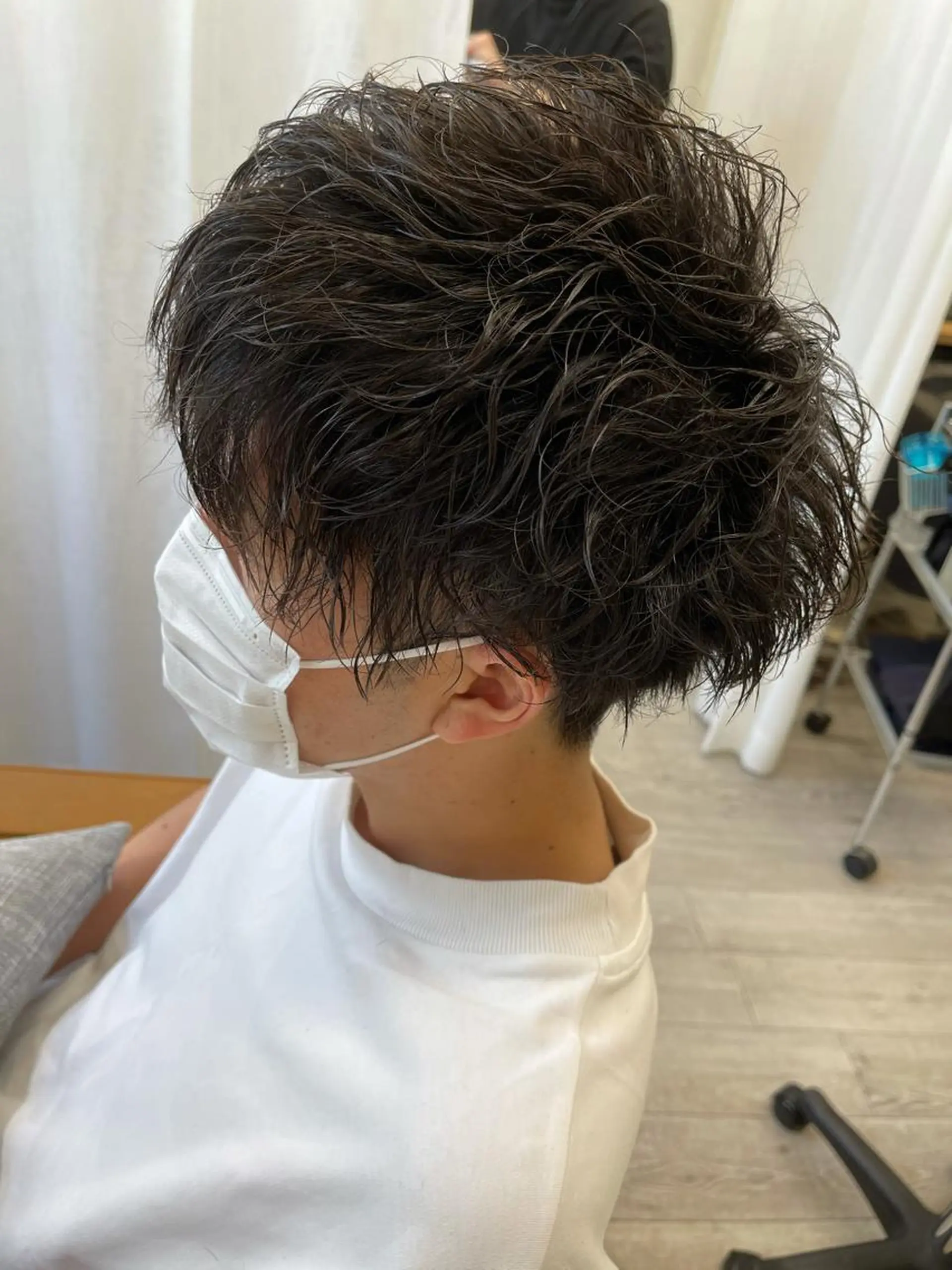 ショート パーマ メンズ カット パーマ トリートメント メンズ専門 Stylist吉川のヘアスタイル