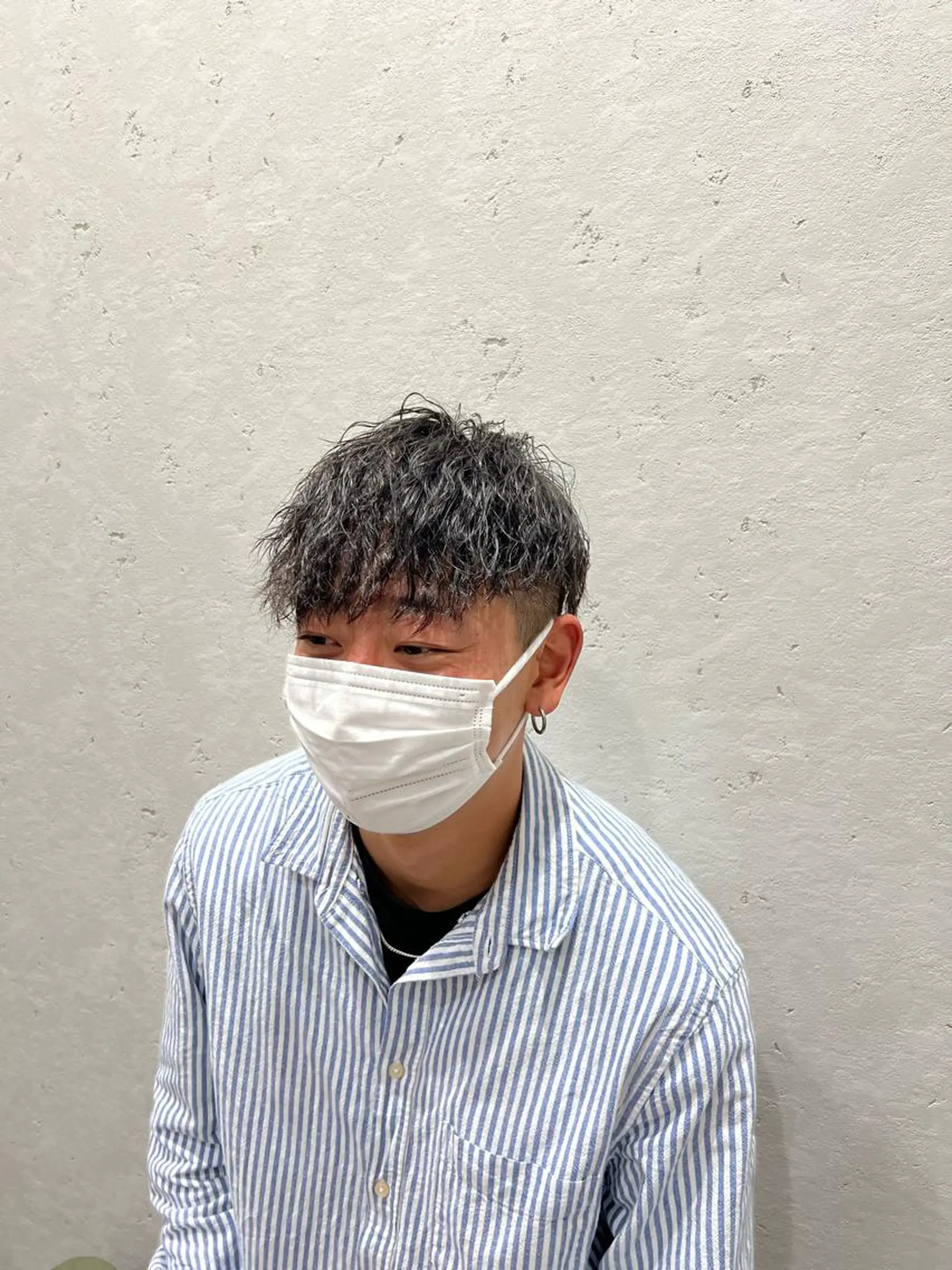 ショート パーマ メンズ メンズパーマ スパイラルパーマ Rounds by LIEN 錦糸町所属・ナチュラルカラー 錦糸町【三橋衿奈】のヘアスタイル