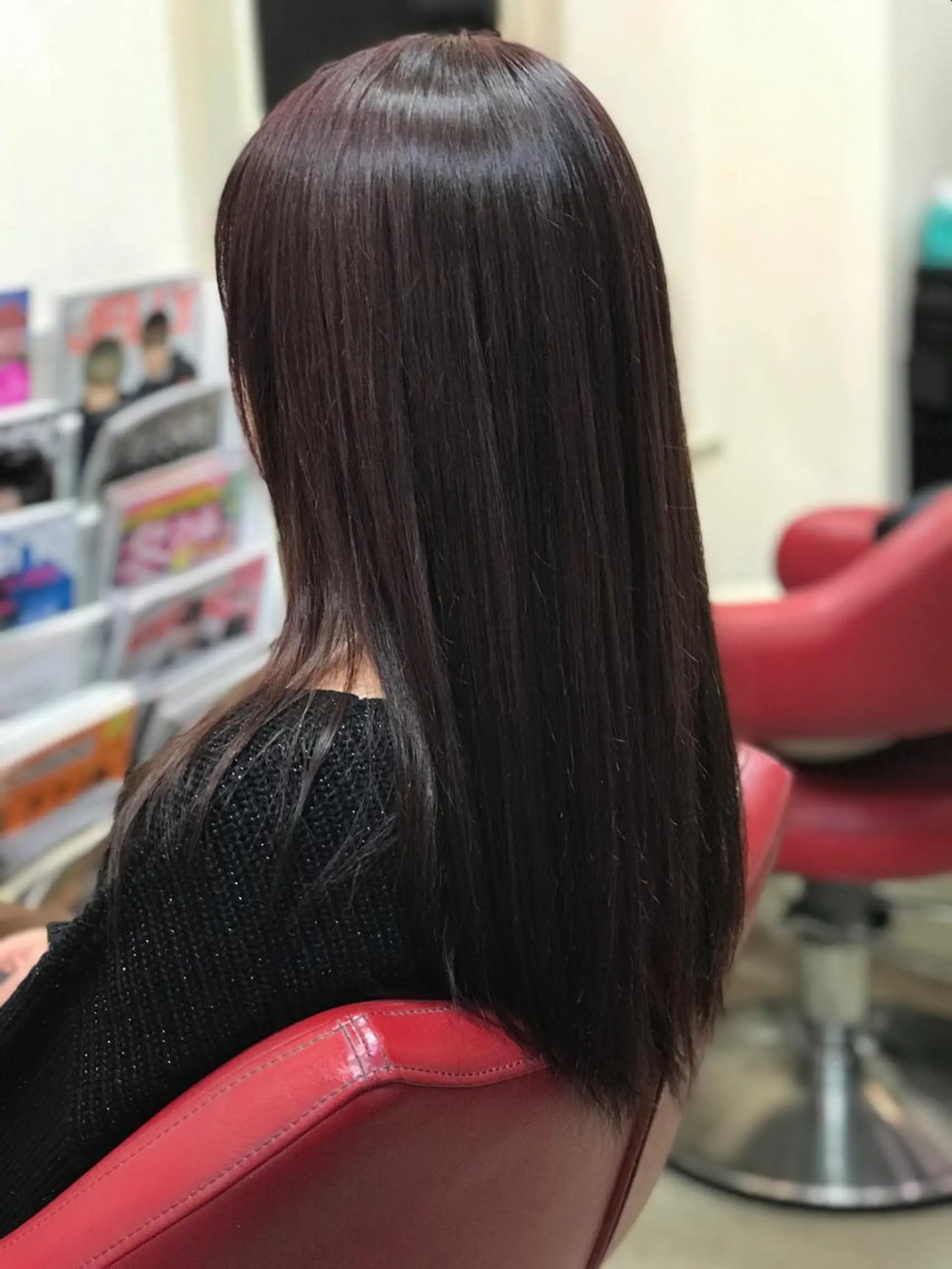 ロング カラー ブラウンカラー ピンクカラー ピンクブラウン ささき まさとのヘアスタイル