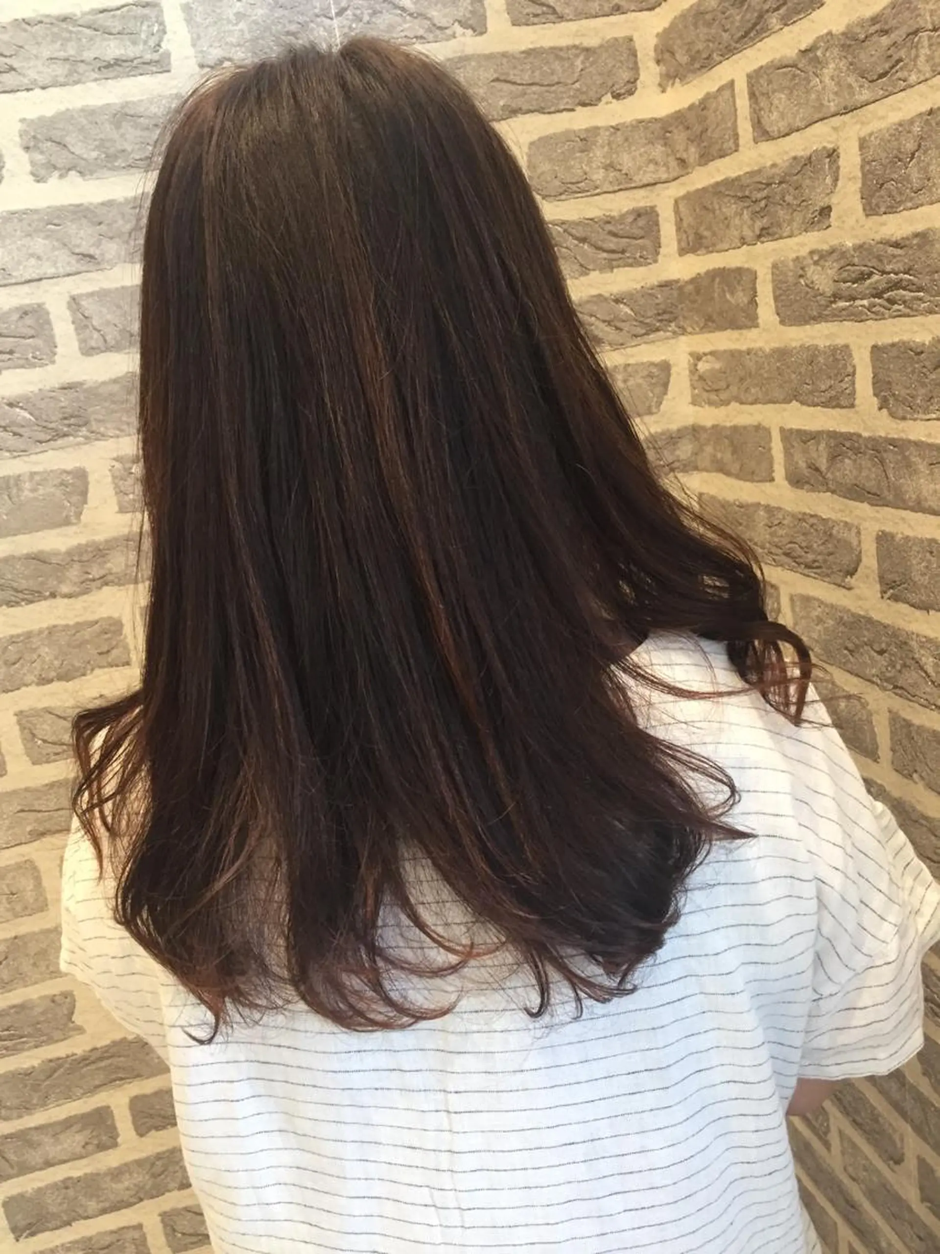 ロング カラー パーマ 髪質改善 トリートメント Earth岩槻店 YAGIのヘアスタイル