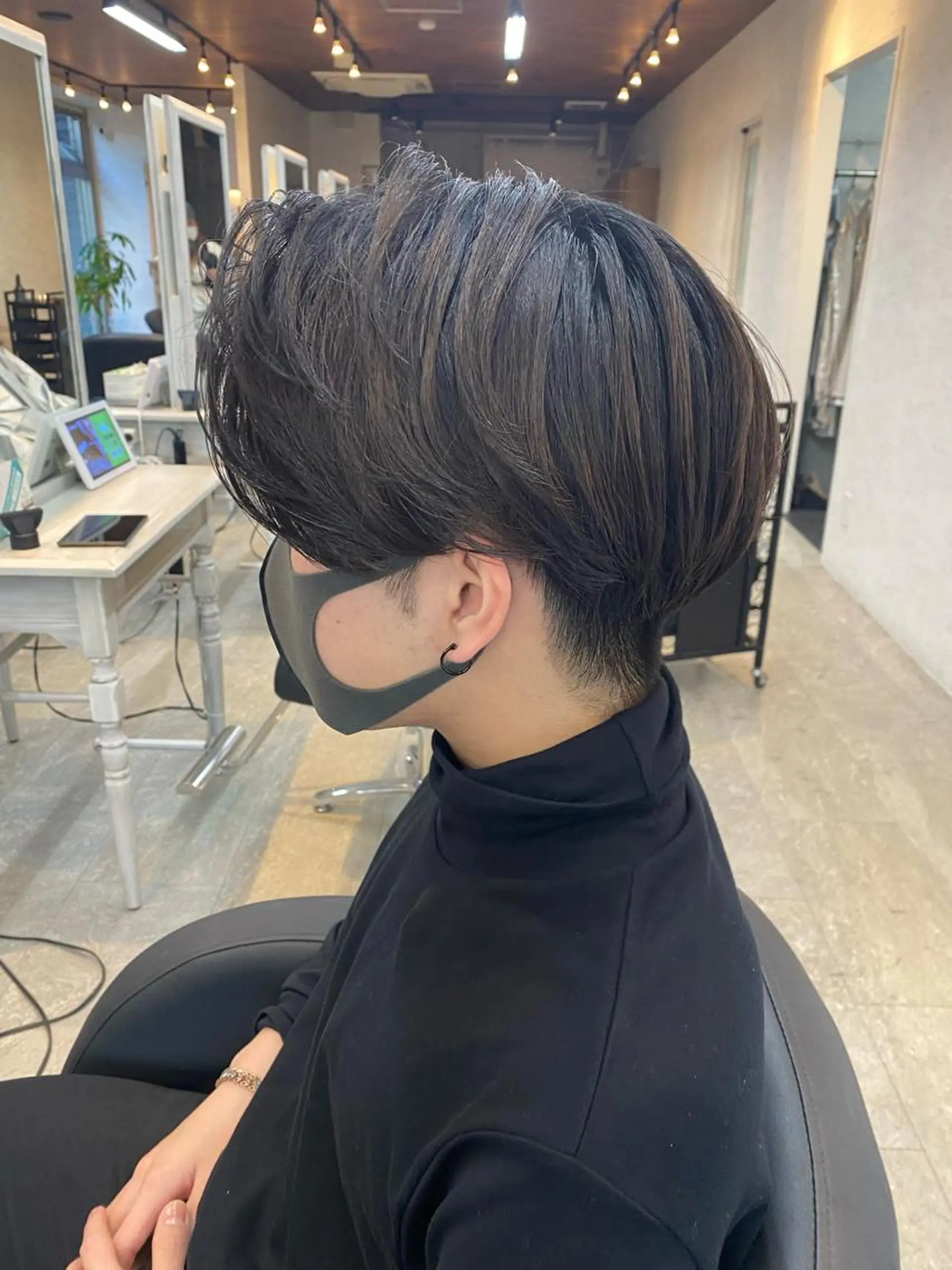 パーマ メンズ カット パーマ ⭕️メンズパーマ⭕️ 山口　裕太郎のヘアスタイル