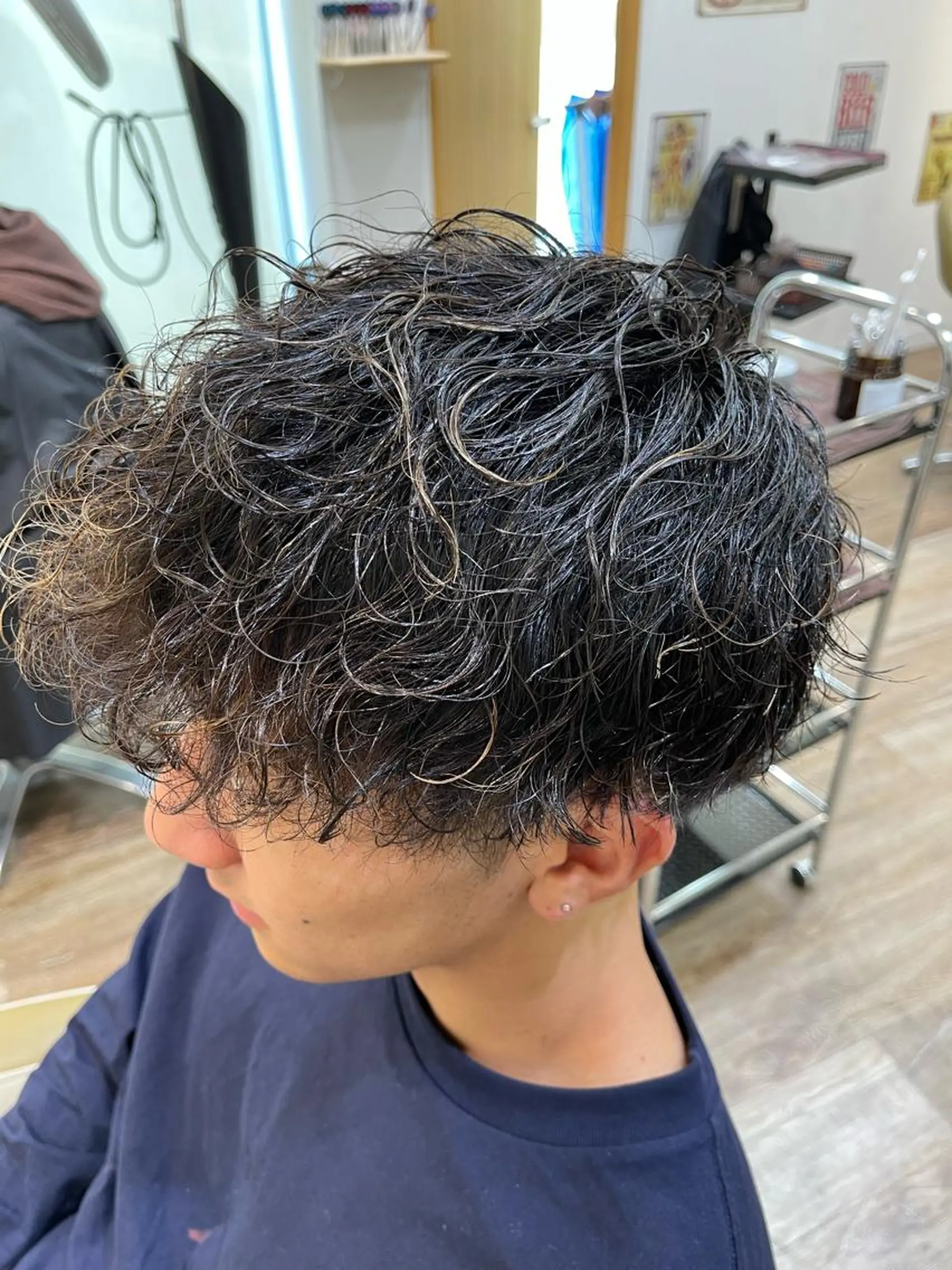 パーマ メンズ カット メンズパーマ 北原寿樹のヘアスタイル