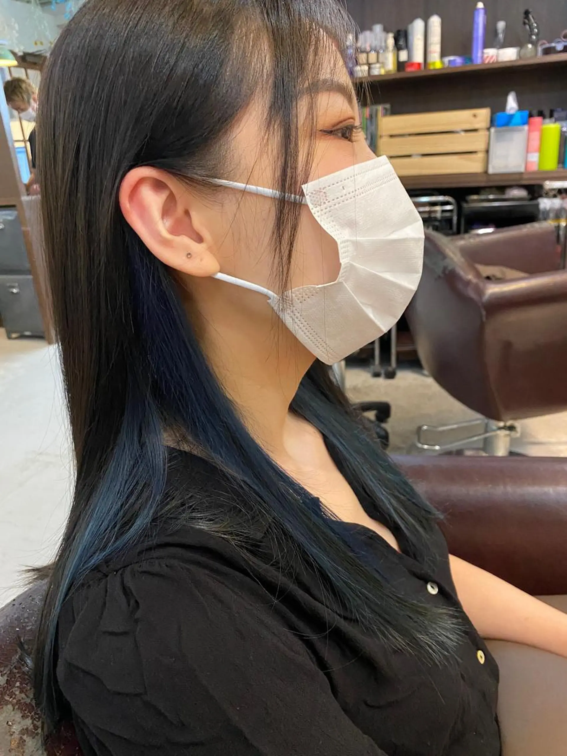 ロング カット ヘアカラー トリートメント ❣️心斎橋髪質改善 鈴木佑弥❣️のヘアスタイル