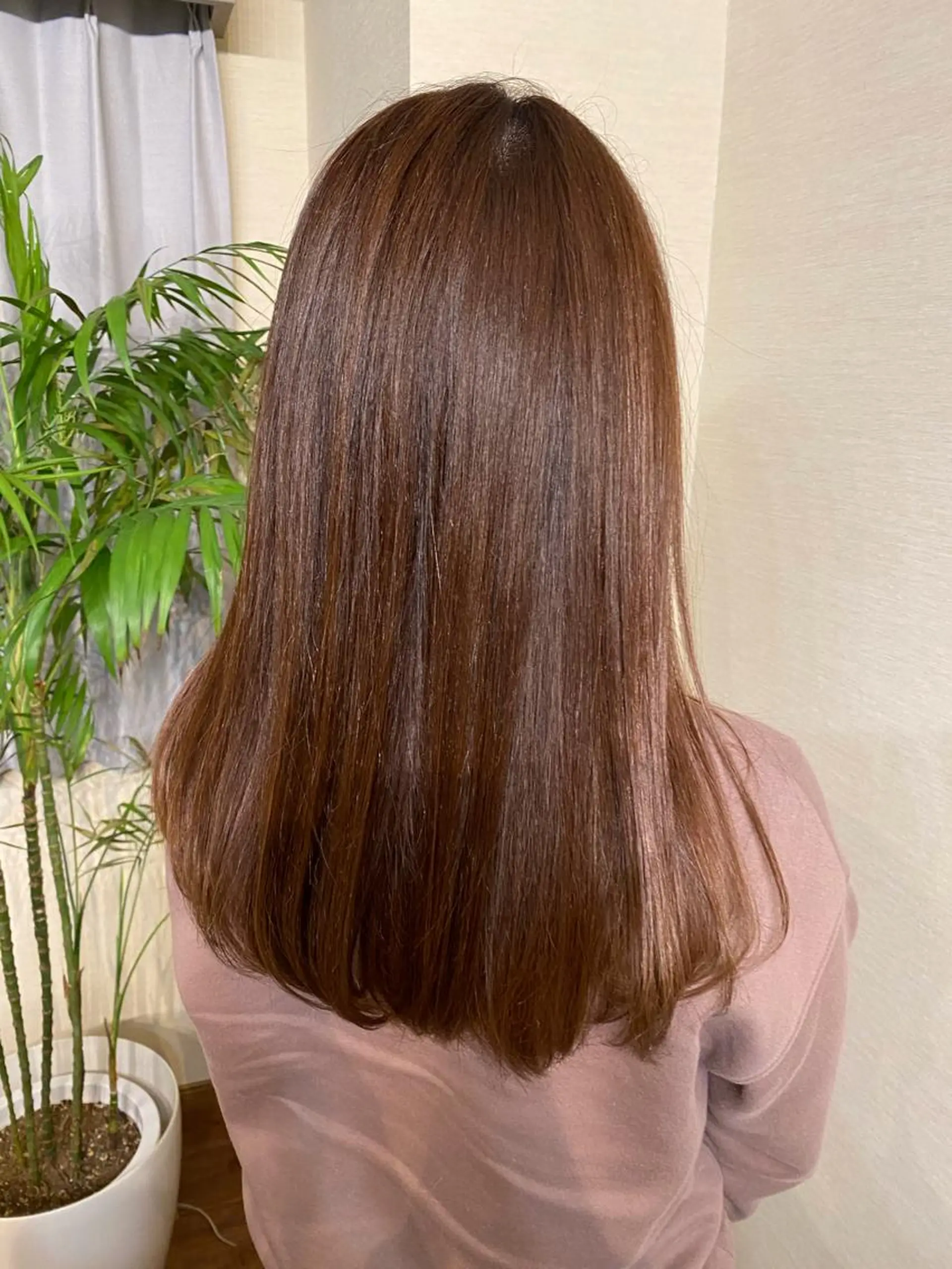 セミロング カラー Tr　Spa Salon Careのヘアスタイル