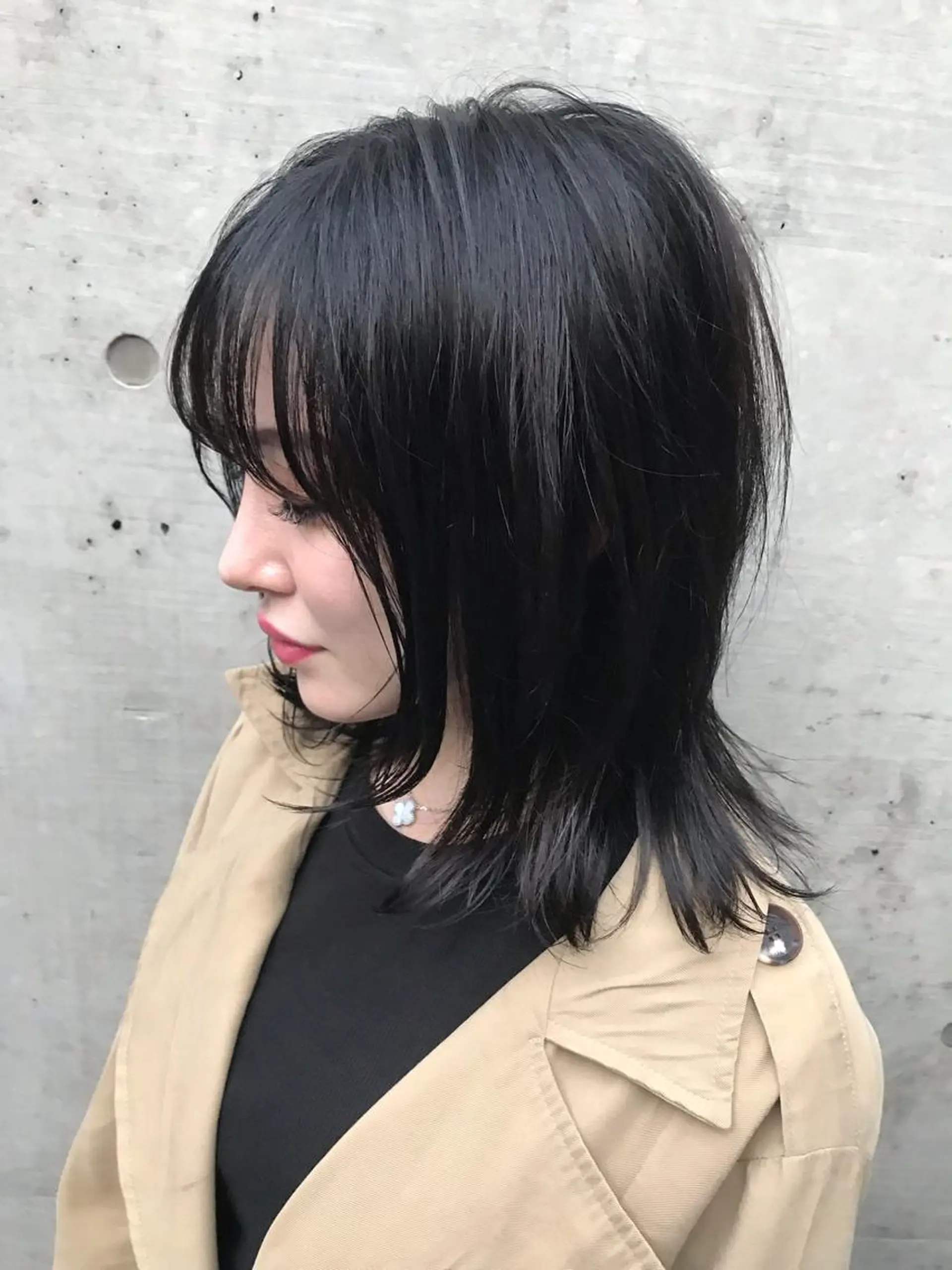 ミディアム ウルフカット ていねい技術No.1 🌈諏訪 健太のヘアスタイル