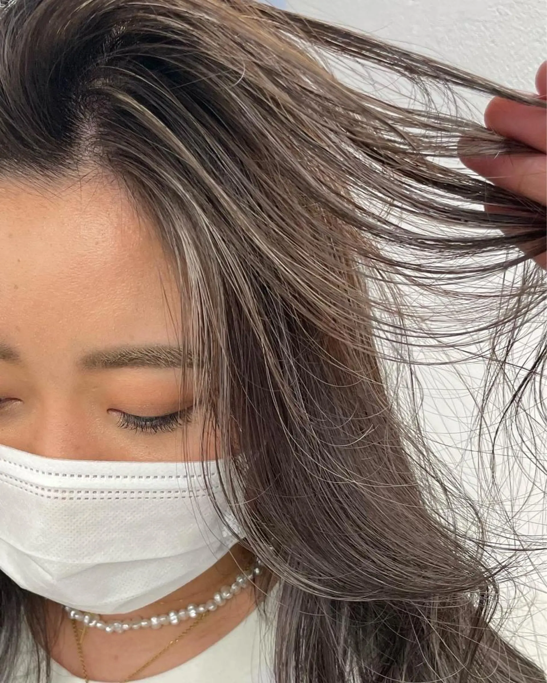 ロング ハイライト 🧸艶々韓国ヘア 🧁mizunaのヘアスタイル