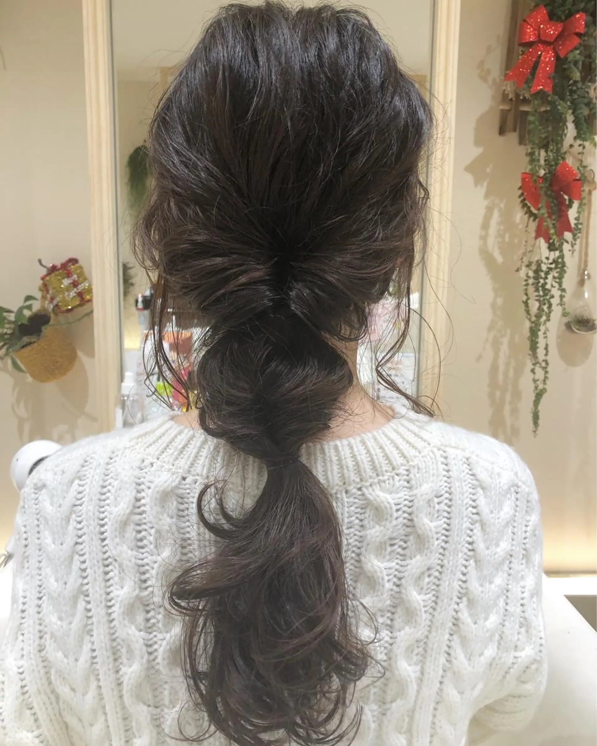 ロング カット パーマ トリートメント 大岩 茉愉のヘアスタイル