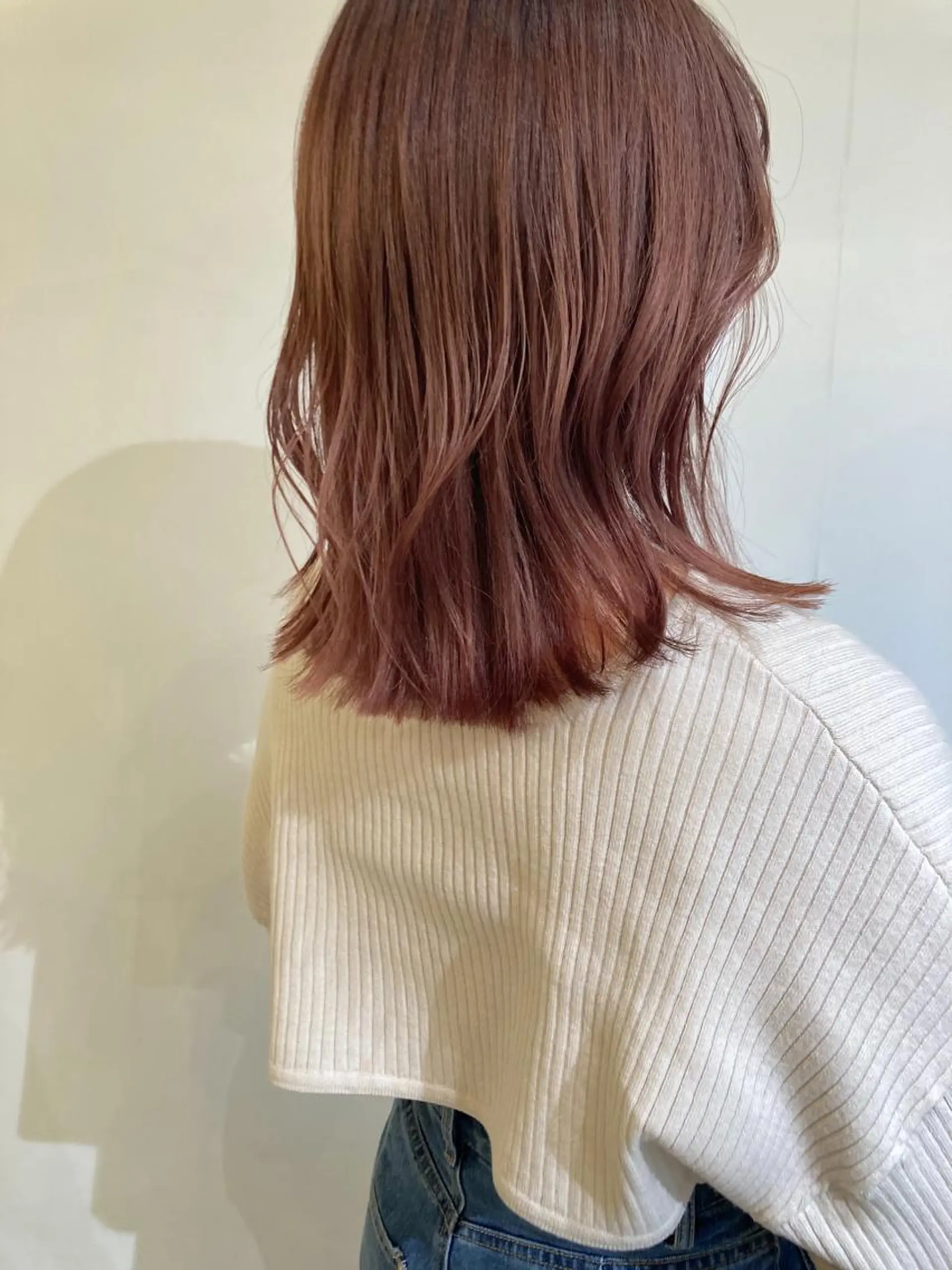 ミディアム ヘアカラー お洒落ベージュ🤎 代官山shibukiのヘアスタイル