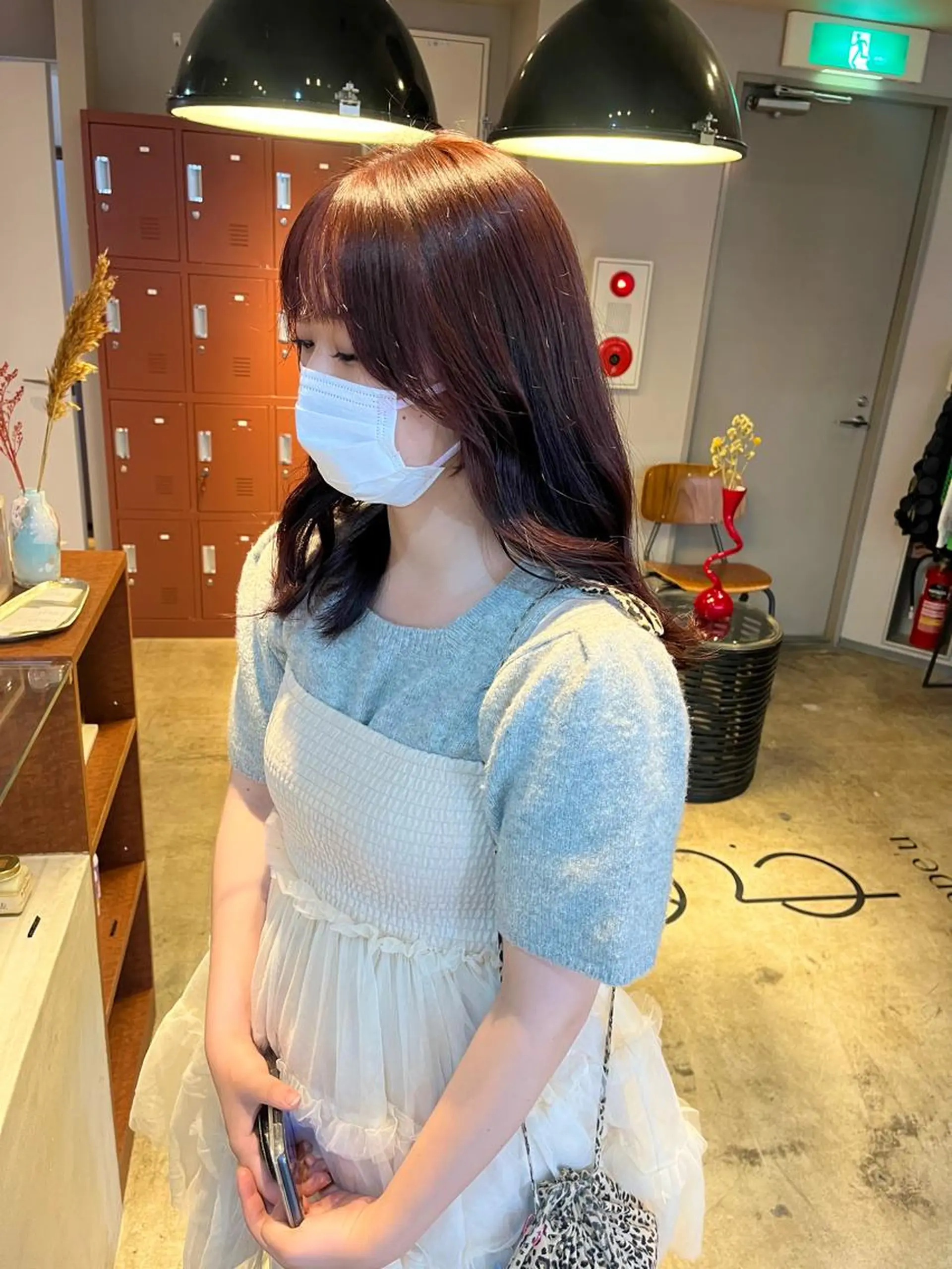 ミディアム カラー ブリーチ ヘアカラー トリートメント 🩷ハイトーン透明感 レイヤー🩷ユリカのヘアスタイル