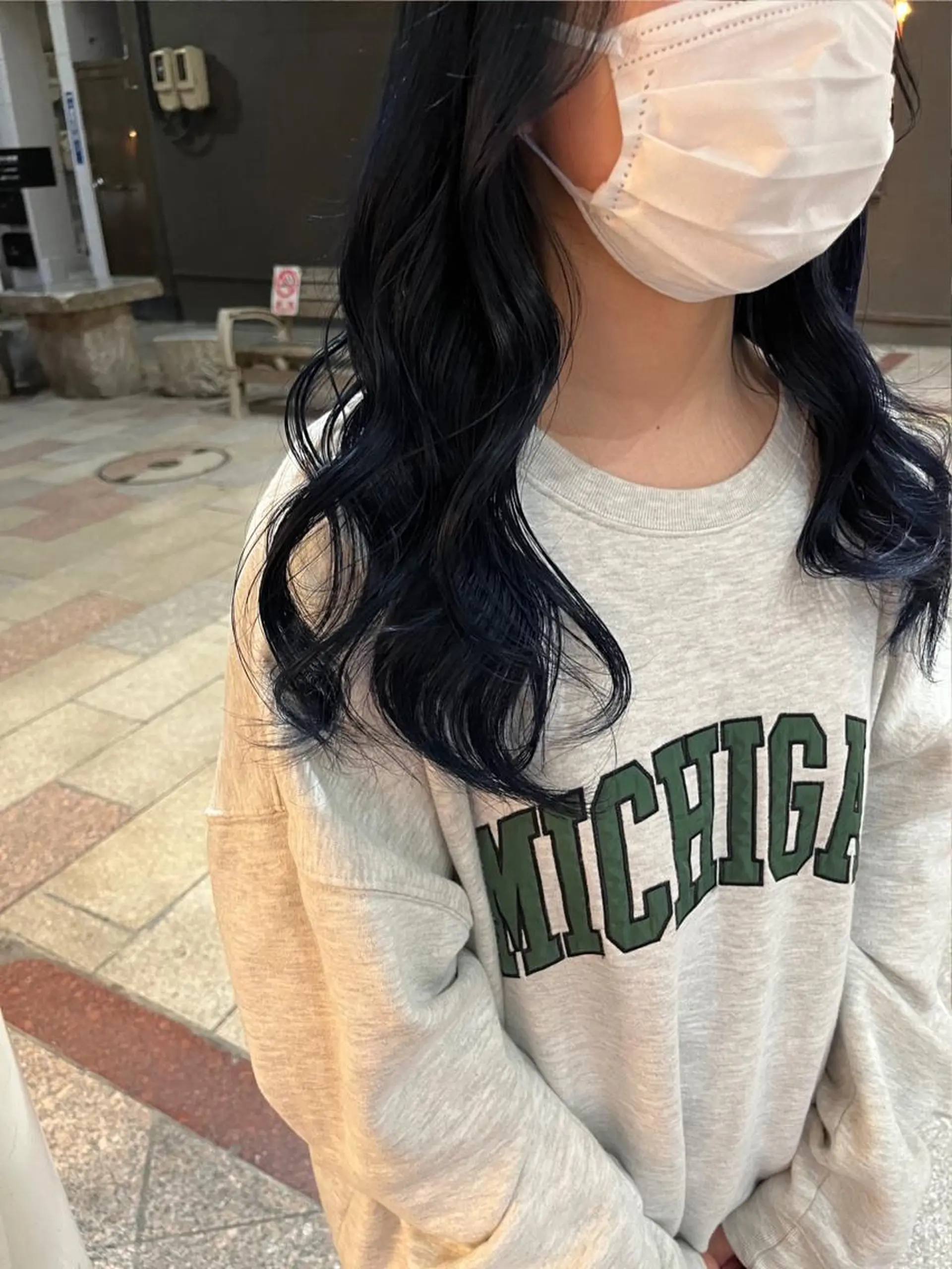 セミロング カラー ヘアアレンジ ブリーチなし/ レイヤー🌿runaのヘアスタイル